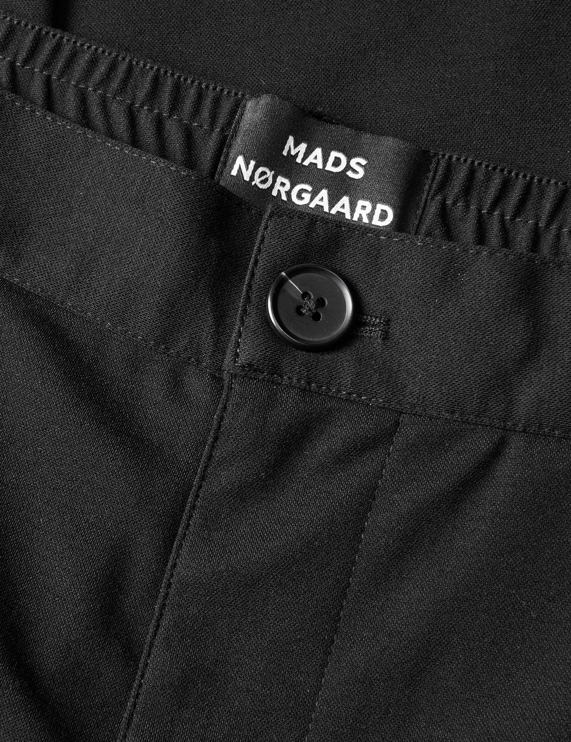 MADS NØRGAARD Metropolis Morten Pants Black Discount