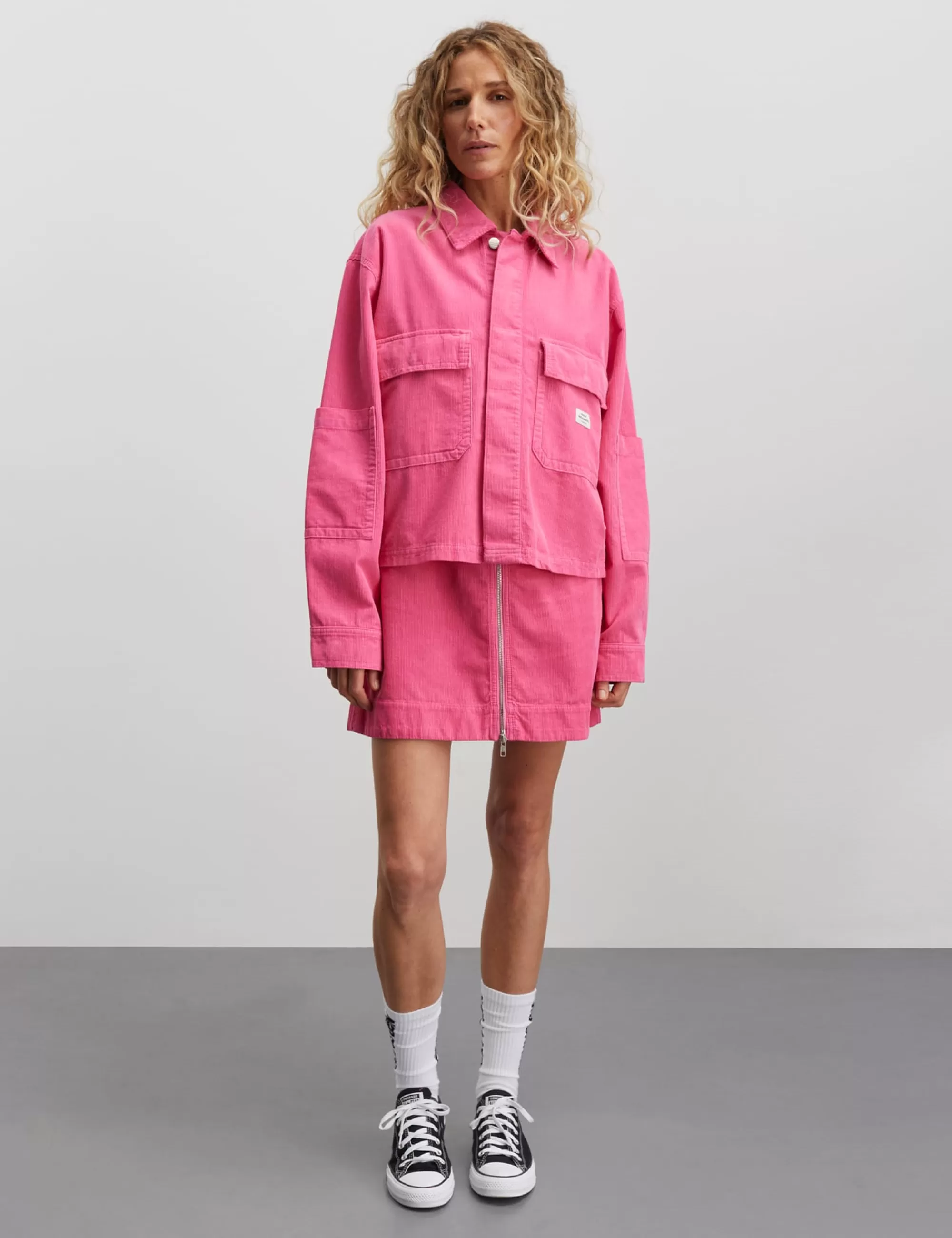 MADS NØRGAARD Mini Cord Soleil Jacket Carmine Rose Online