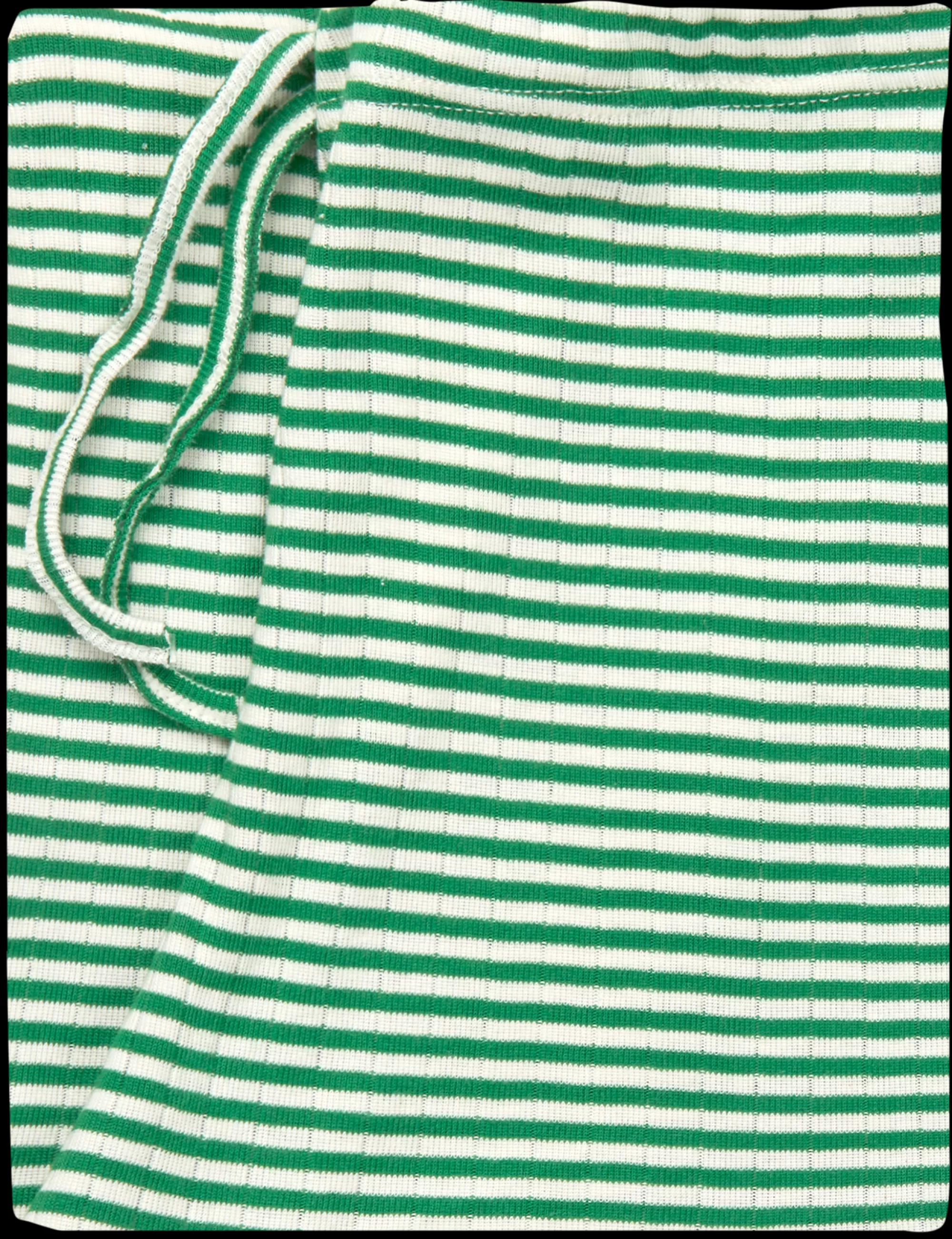 MADS NØRGAARD NPS Nova Pants Fine Stripe Green/Ecru Clearance