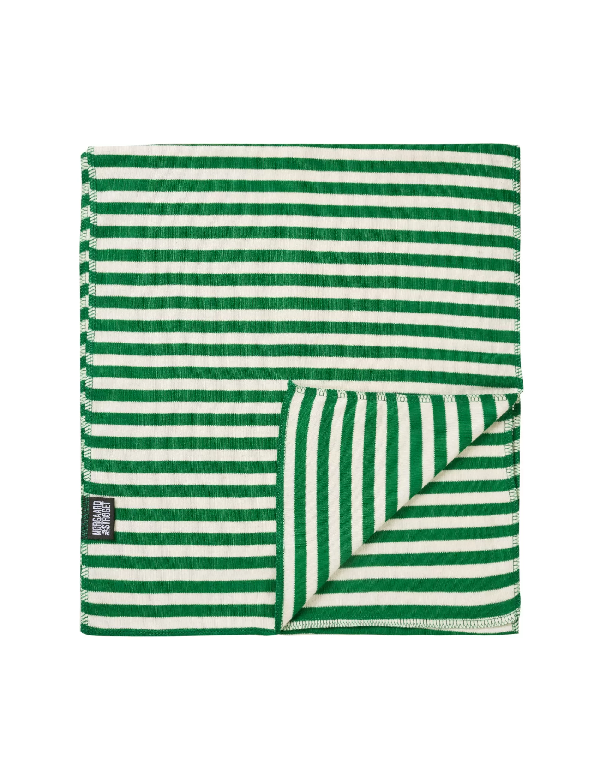 MADS NØRGAARD NPS Scarf Interlock Green/Ecru Best