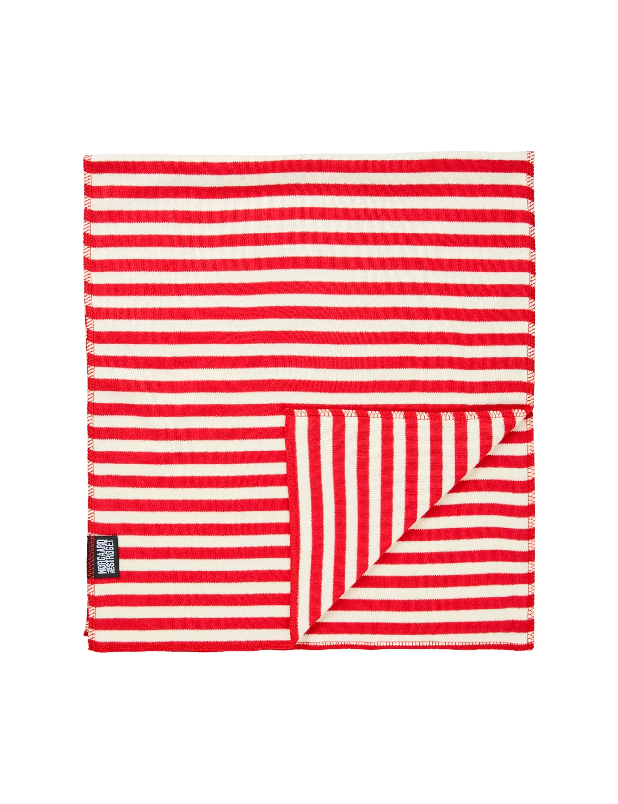 MADS NØRGAARD NPS Scarf Interlock Red/Ecru Flash Sale