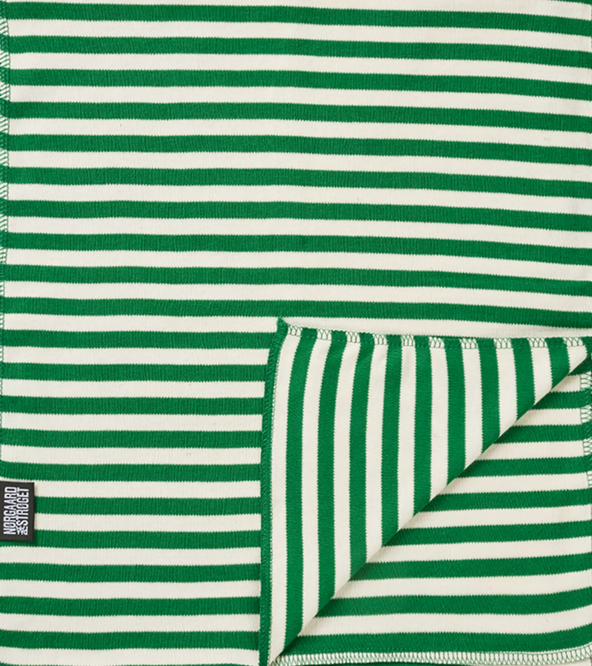 MADS NØRGAARD NPS Scarf Interlock Green/Ecru Best