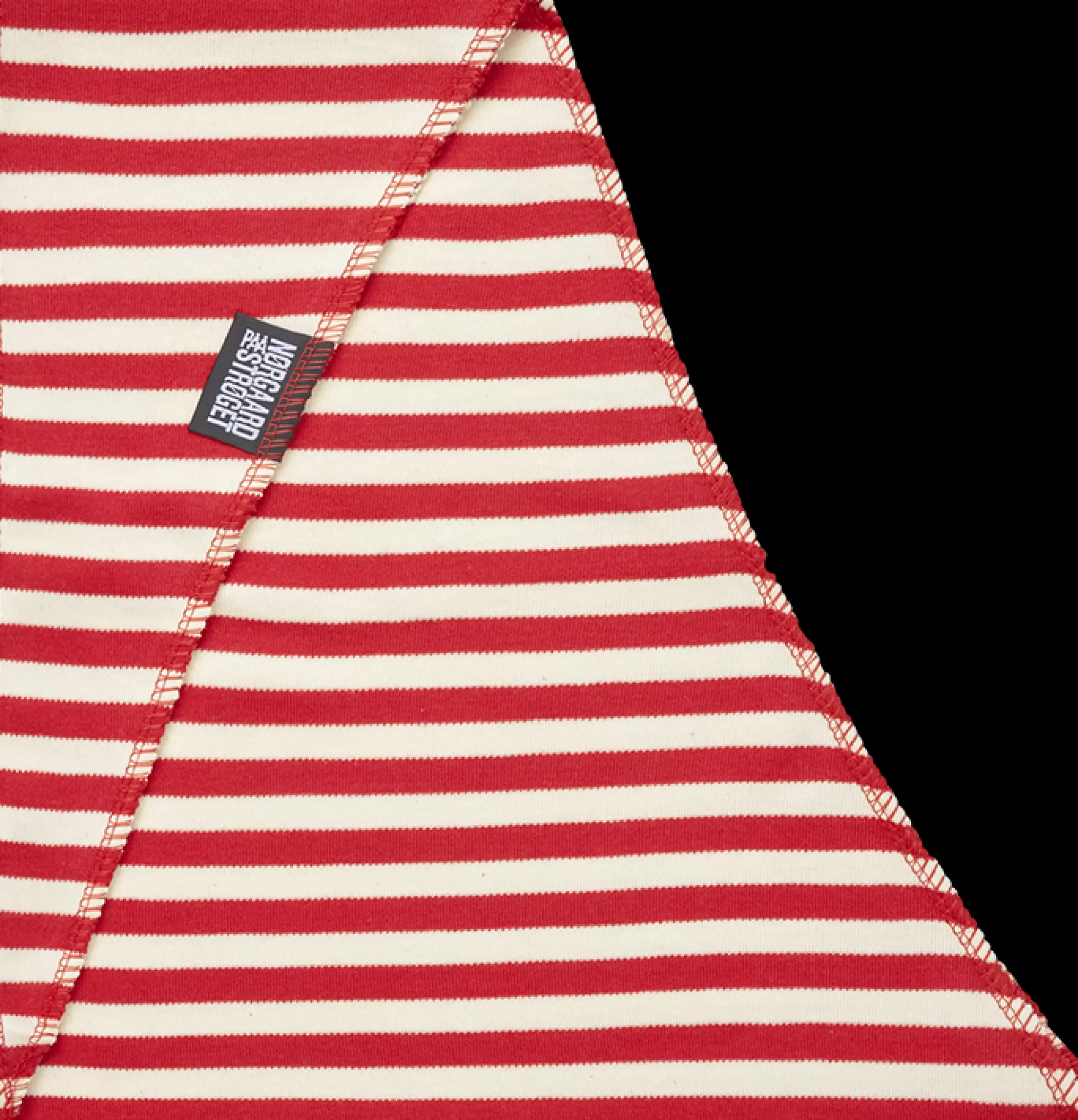 MADS NØRGAARD NPS Scarf Triangle Red/Ecru Cheap