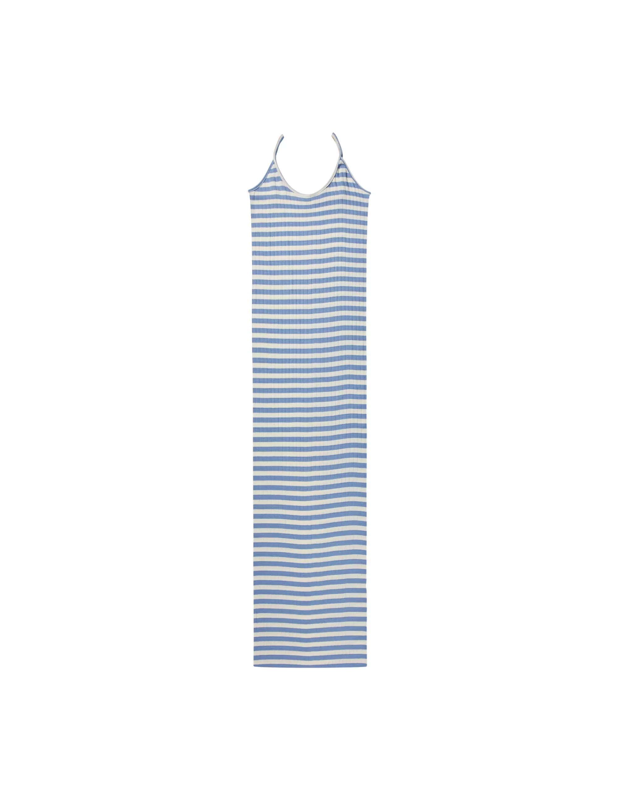 MADS NØRGAARD NPS Strap Dress Broadway Light Blue/Ecru Discount