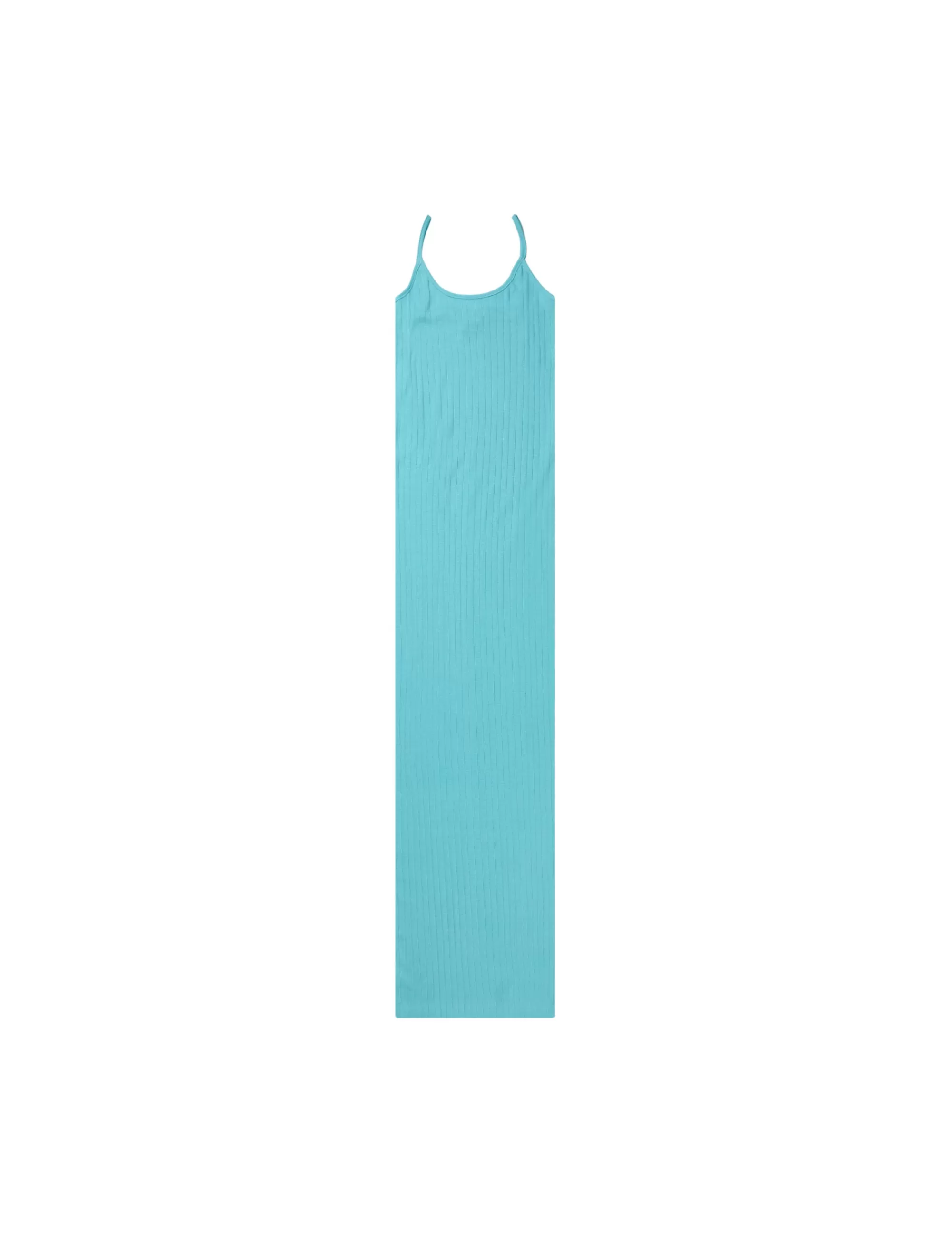 MADS NØRGAARD NPS Strap Dress Solid Colour Turquoise Cheap