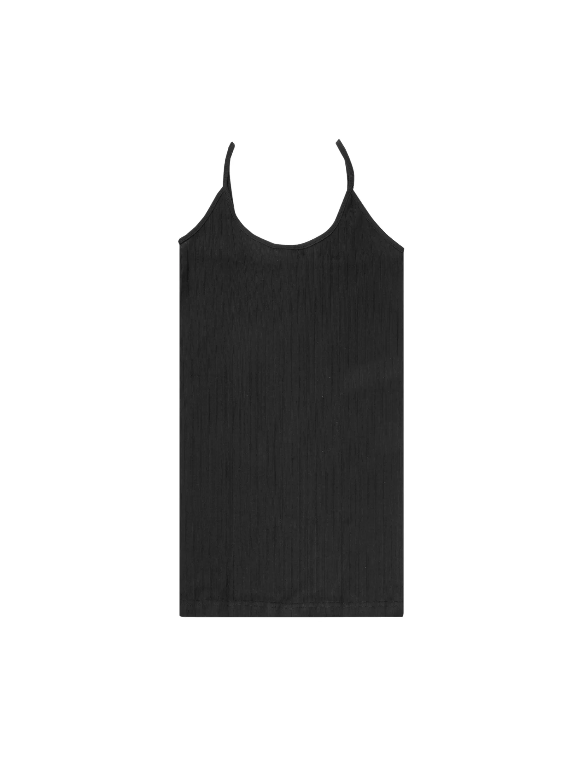 MADS NØRGAARD NPS Strap Top Solid Color Black Best Sale