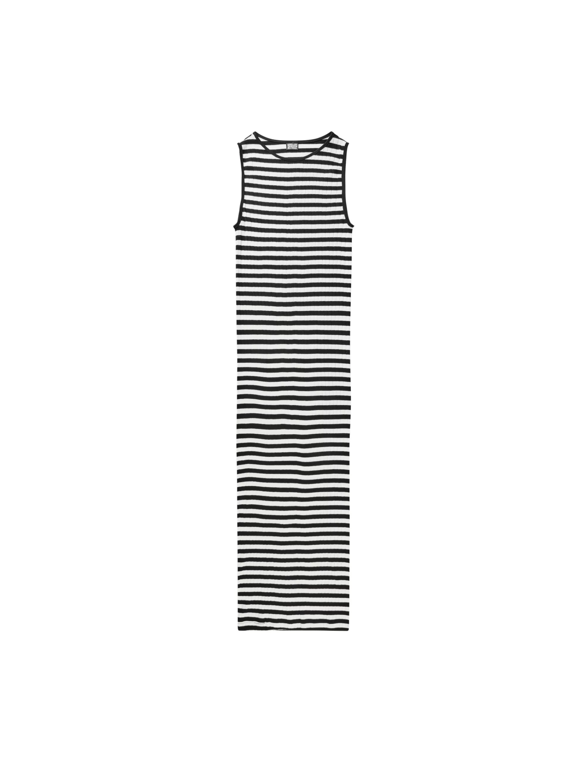 MADS NØRGAARD NPS Tank Dress Broadway Black/Ecru Hot