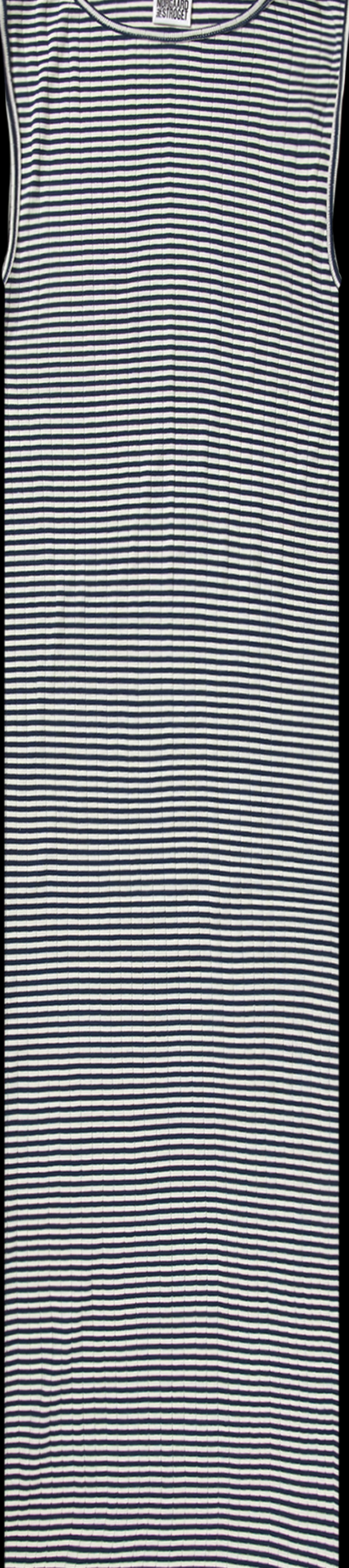 MADS NØRGAARD NPS Tank Dress Fine Stripe Marine/Ecru Best