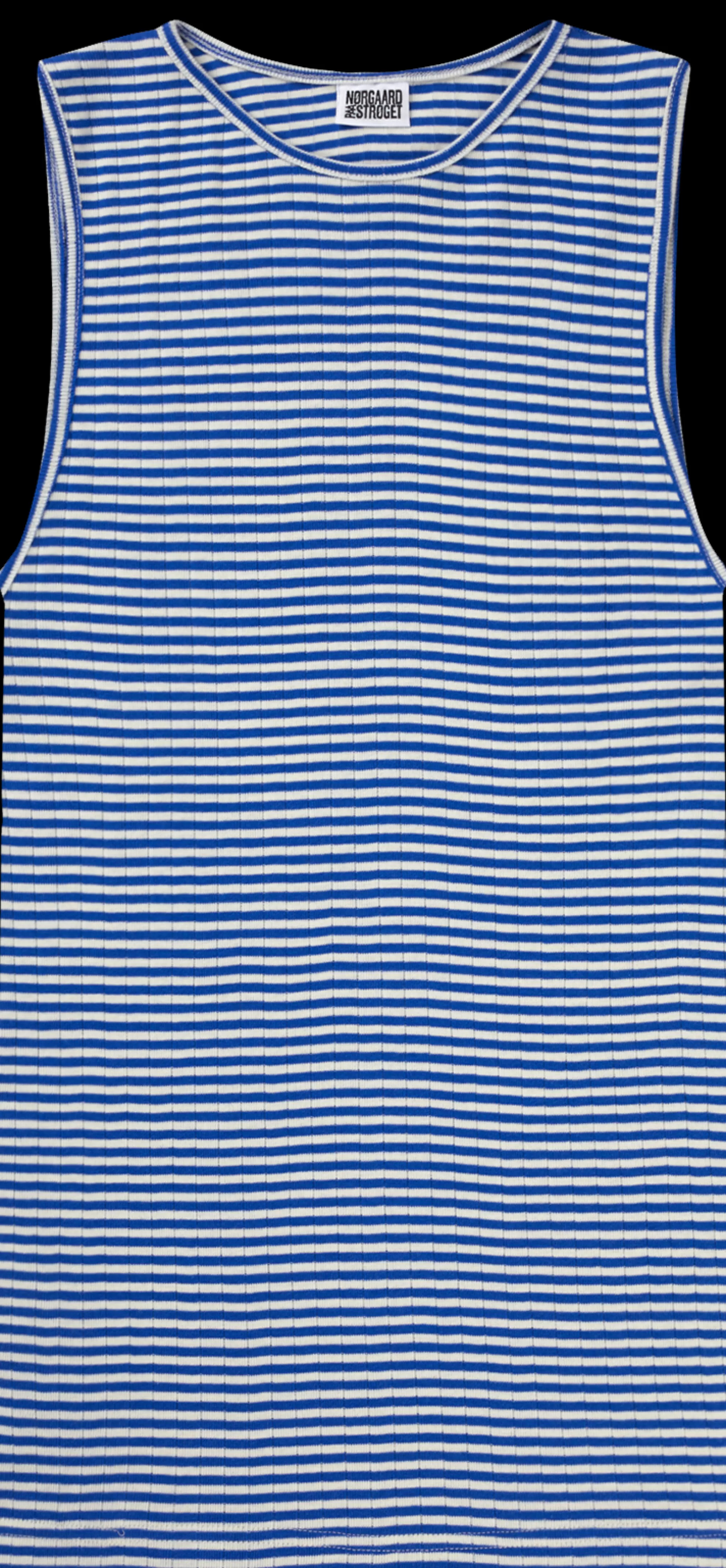 MADS NØRGAARD NPS Tank Top Fine Stripe Klein/Ecru New