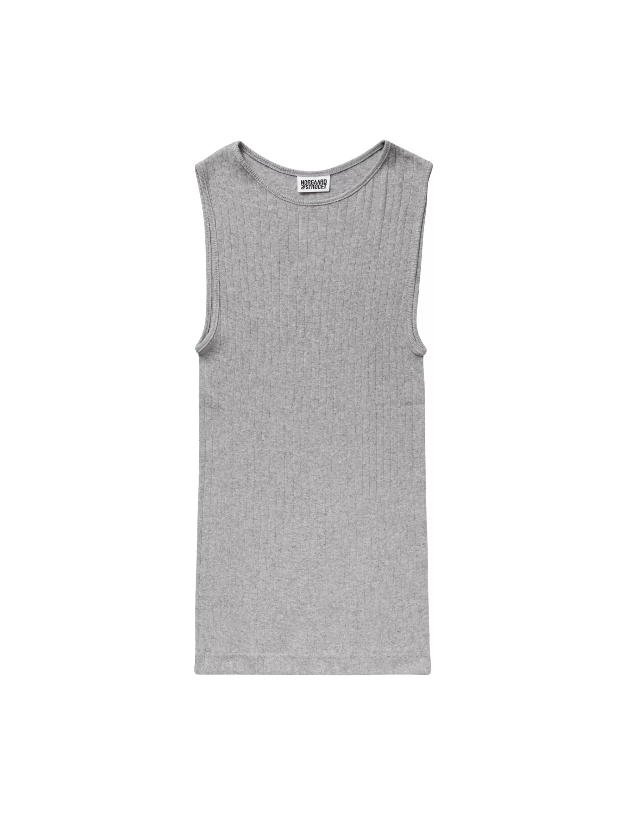 MADS NØRGAARD NPS Tank Top Melange Light Grey Melange Sale