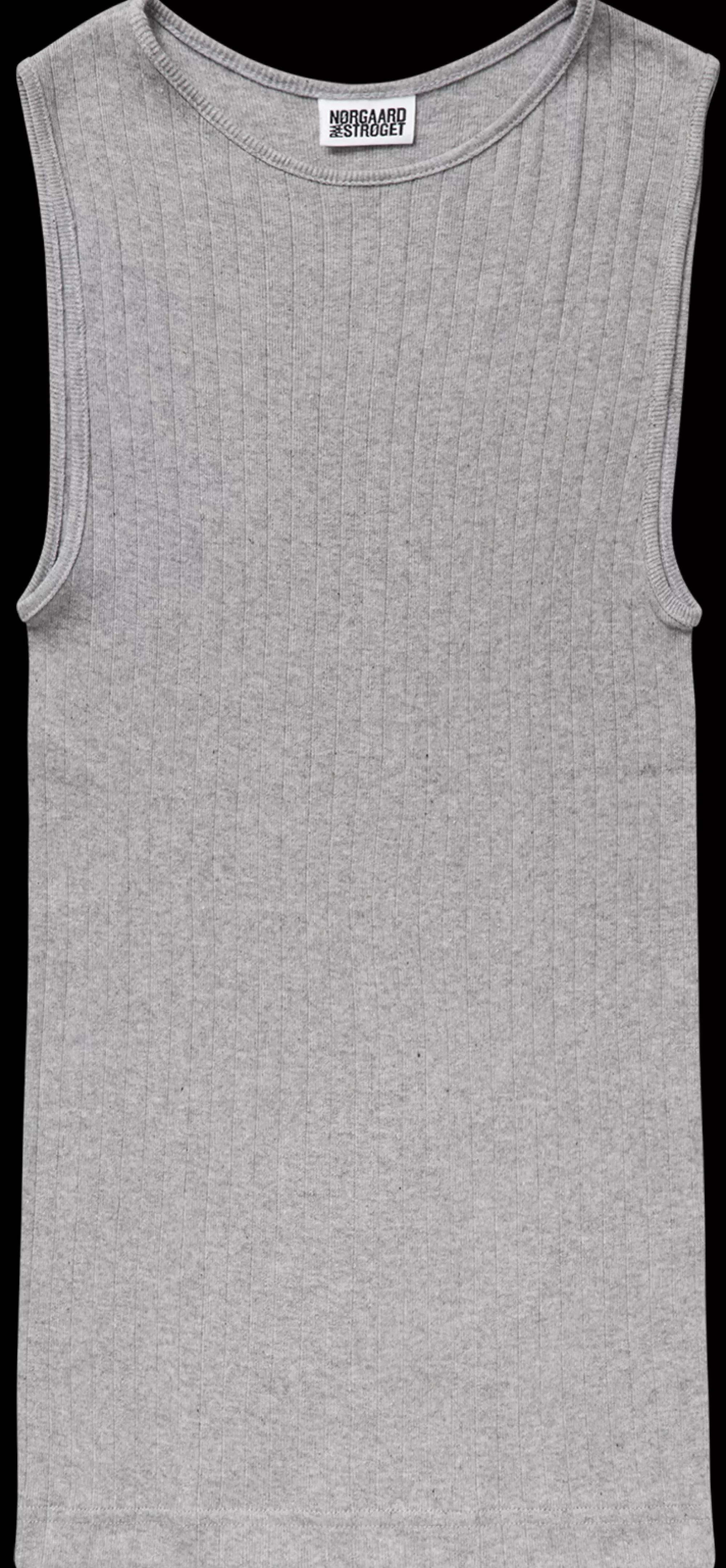 MADS NØRGAARD NPS Tank Top Melange Light Grey Melange Sale