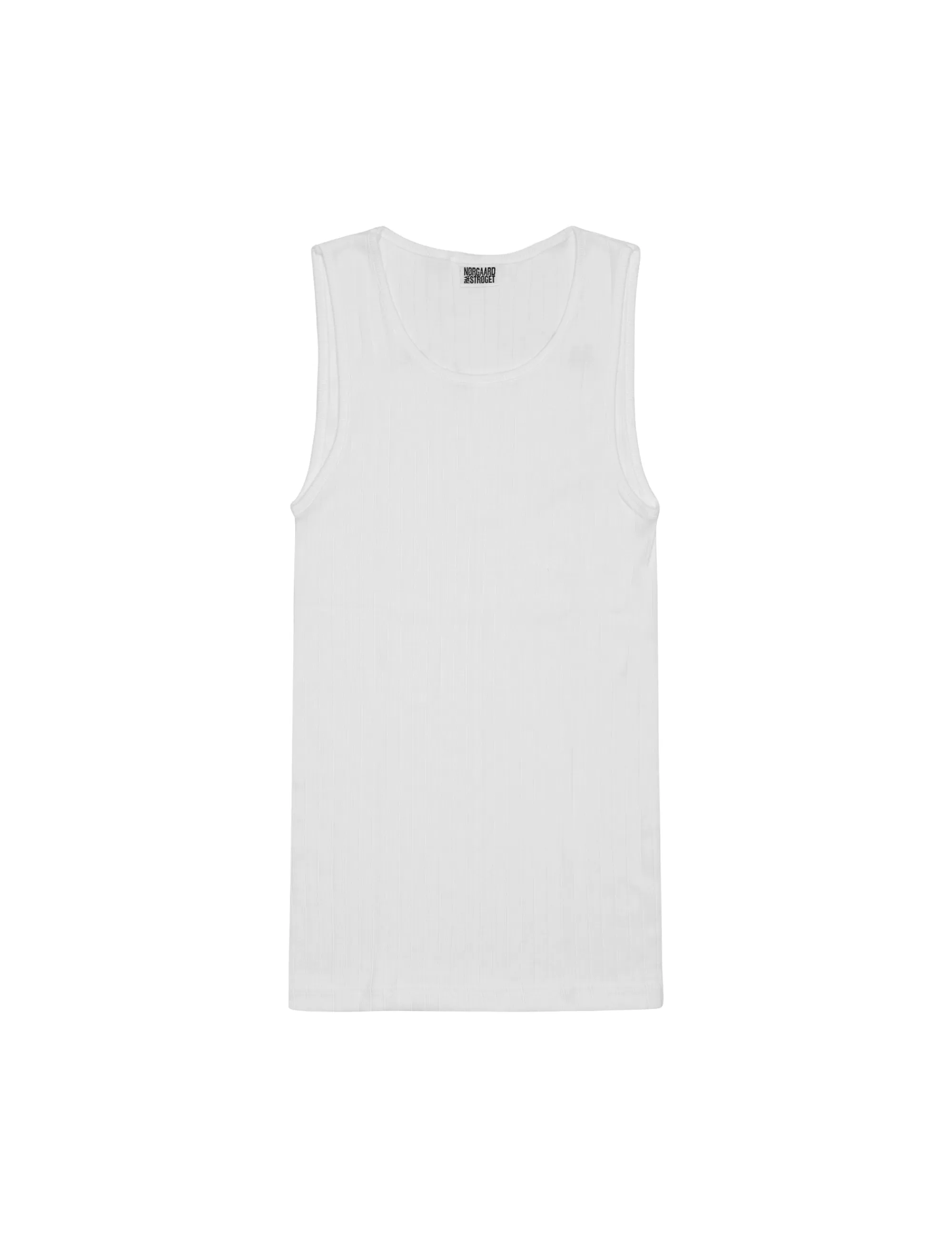 MADS NØRGAARD NPS Tank Top Solid Color White Cheap