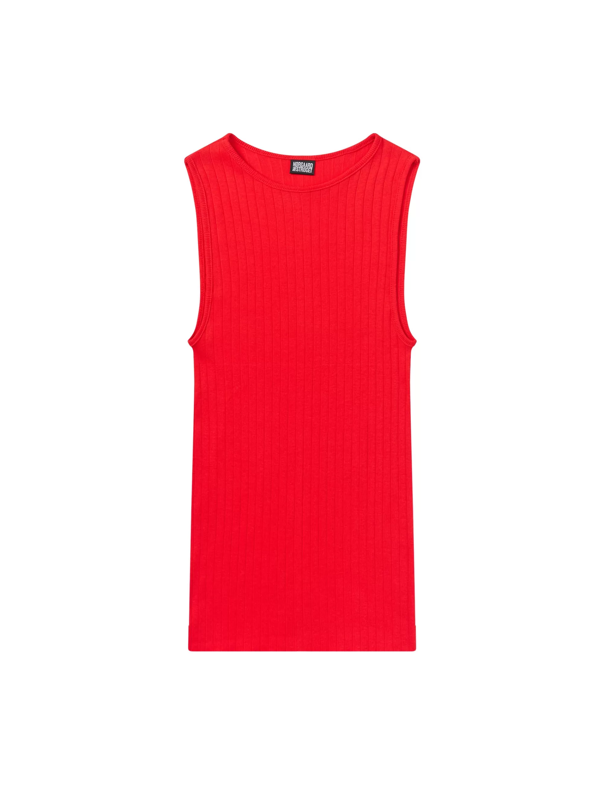 MADS NØRGAARD NPS Tank Top Solid Color Red Cheap