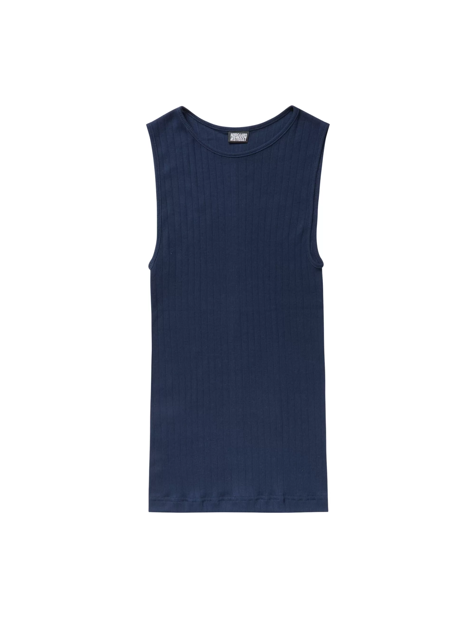 MADS NØRGAARD NPS Tank Top Solid Color Marine Cheap