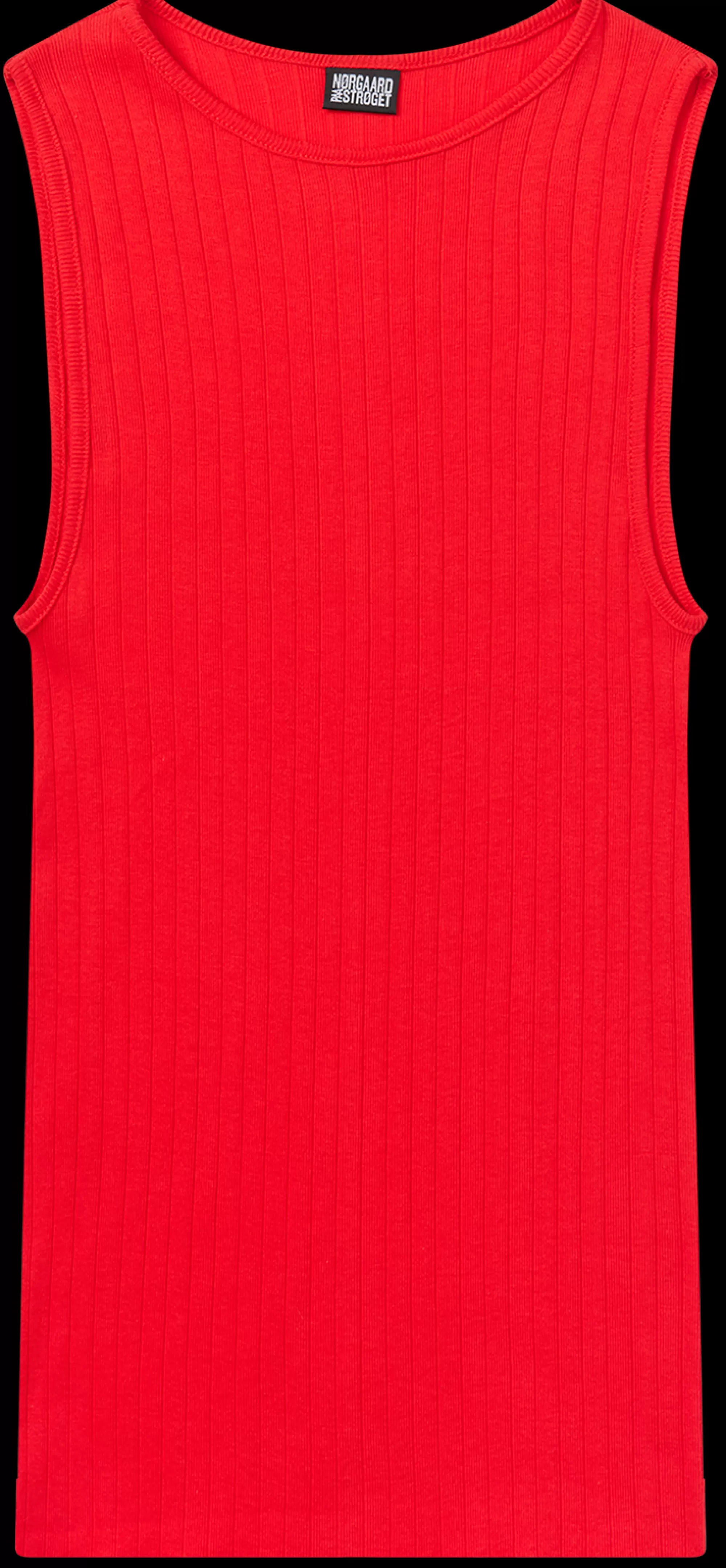 MADS NØRGAARD NPS Tank Top Solid Color Red Cheap