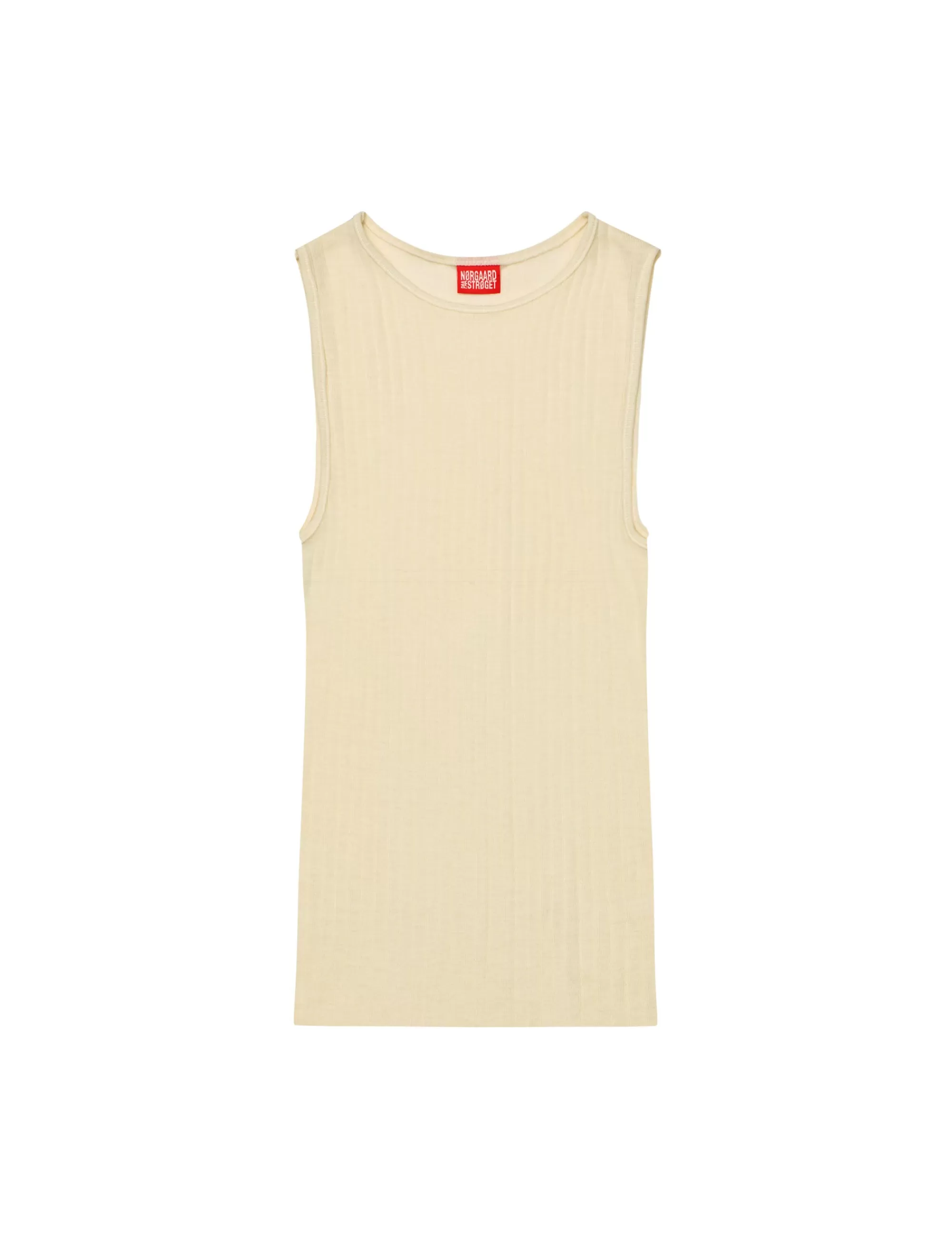 MADS NØRGAARD NPS Tank Top Wool Ecru Outlet