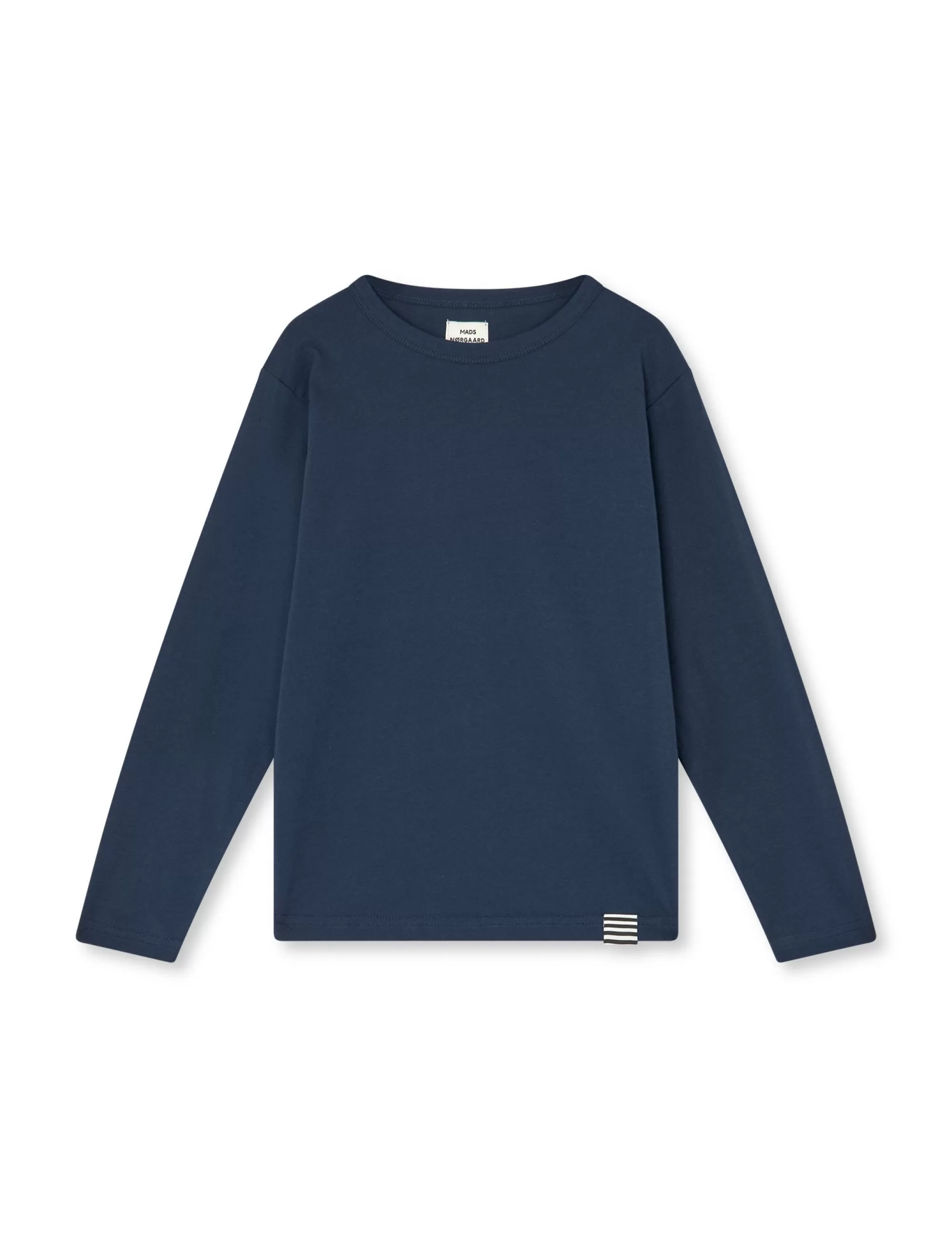 MADS NØRGAARD Organic Thorlino L/S Tee FAV Navy Discount