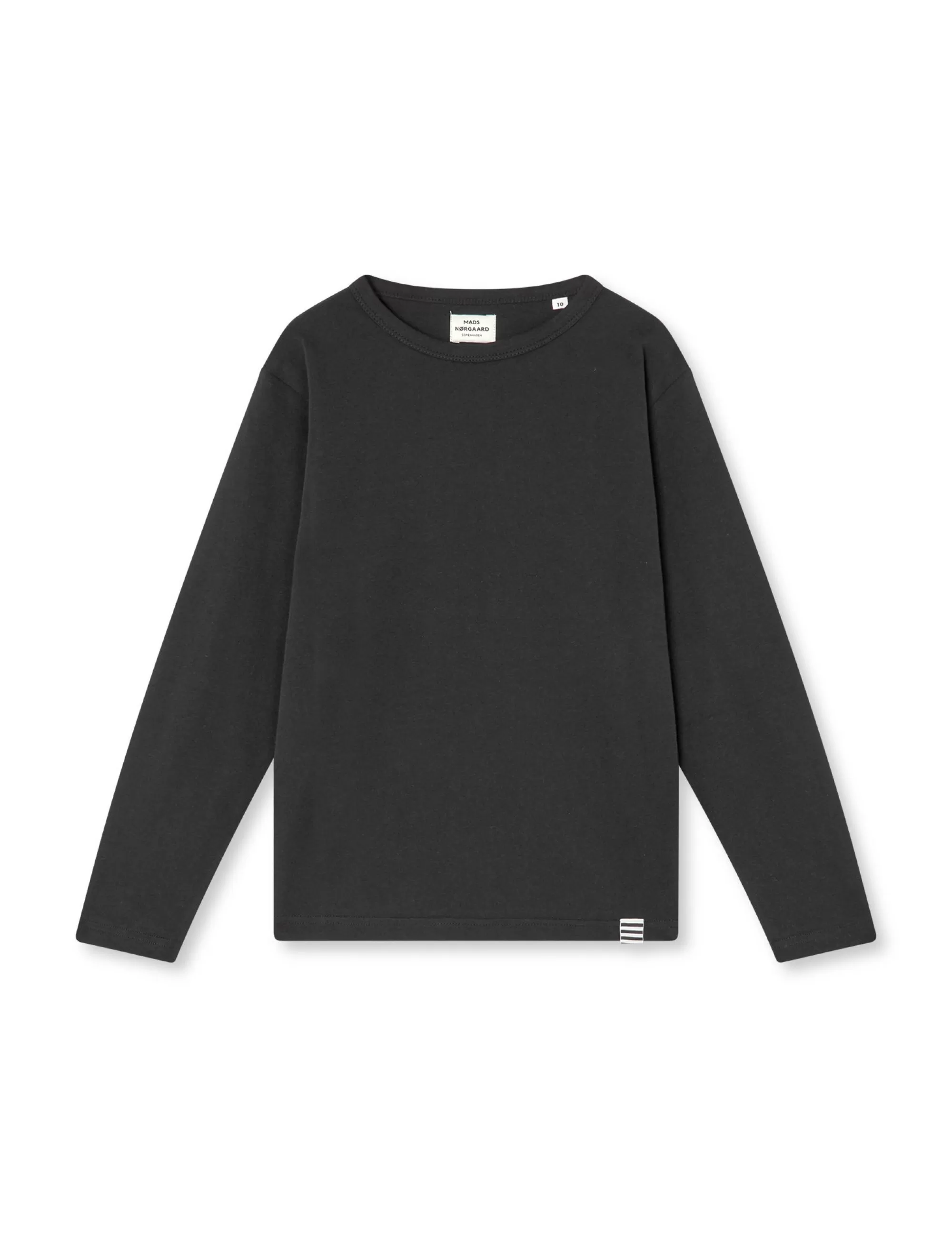 MADS NØRGAARD Organic Thorlino L/S Tee FAV Black Hot