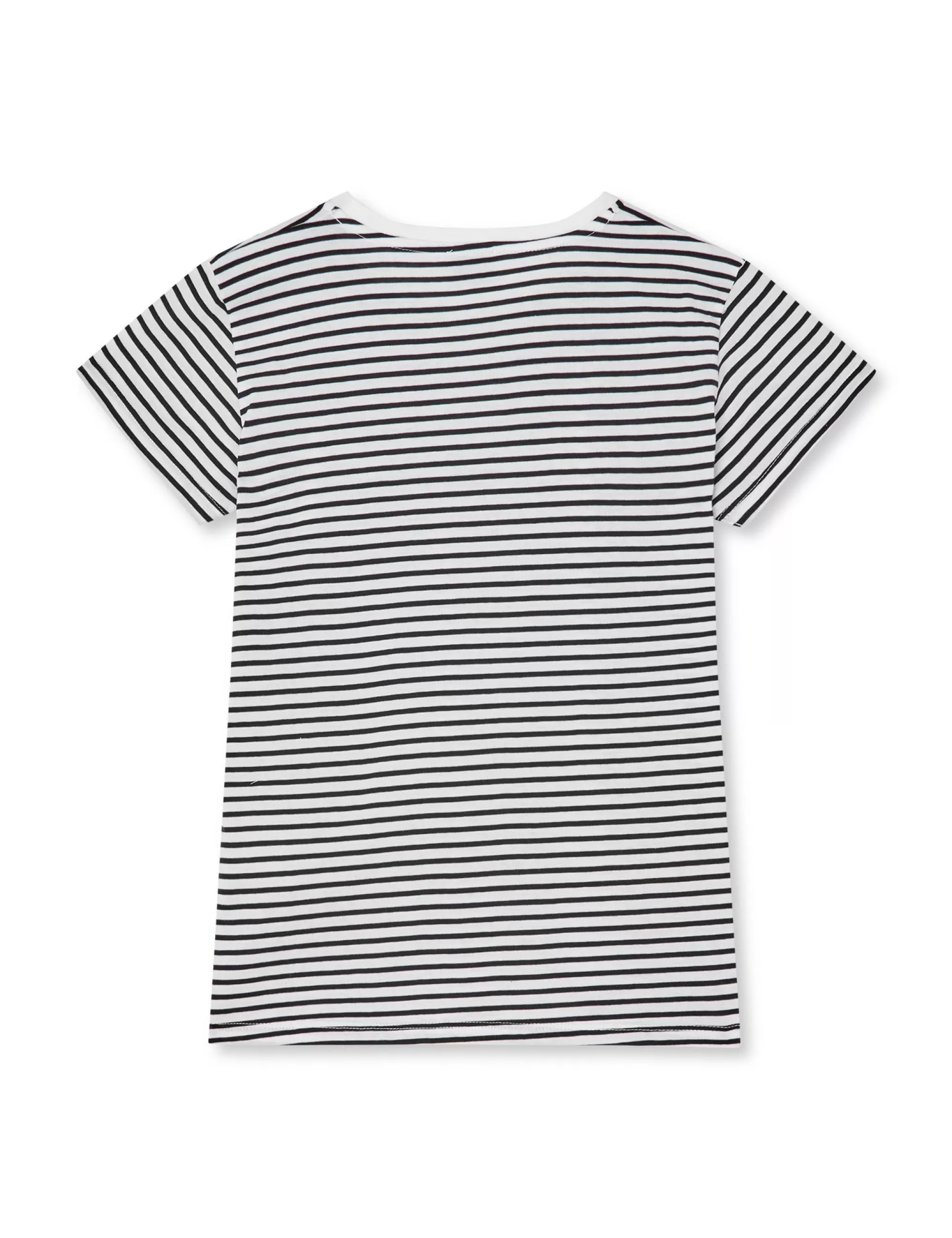 MADS NØRGAARD Organic Jersey Stripe Tuvina Tee FAV White/Black Discount