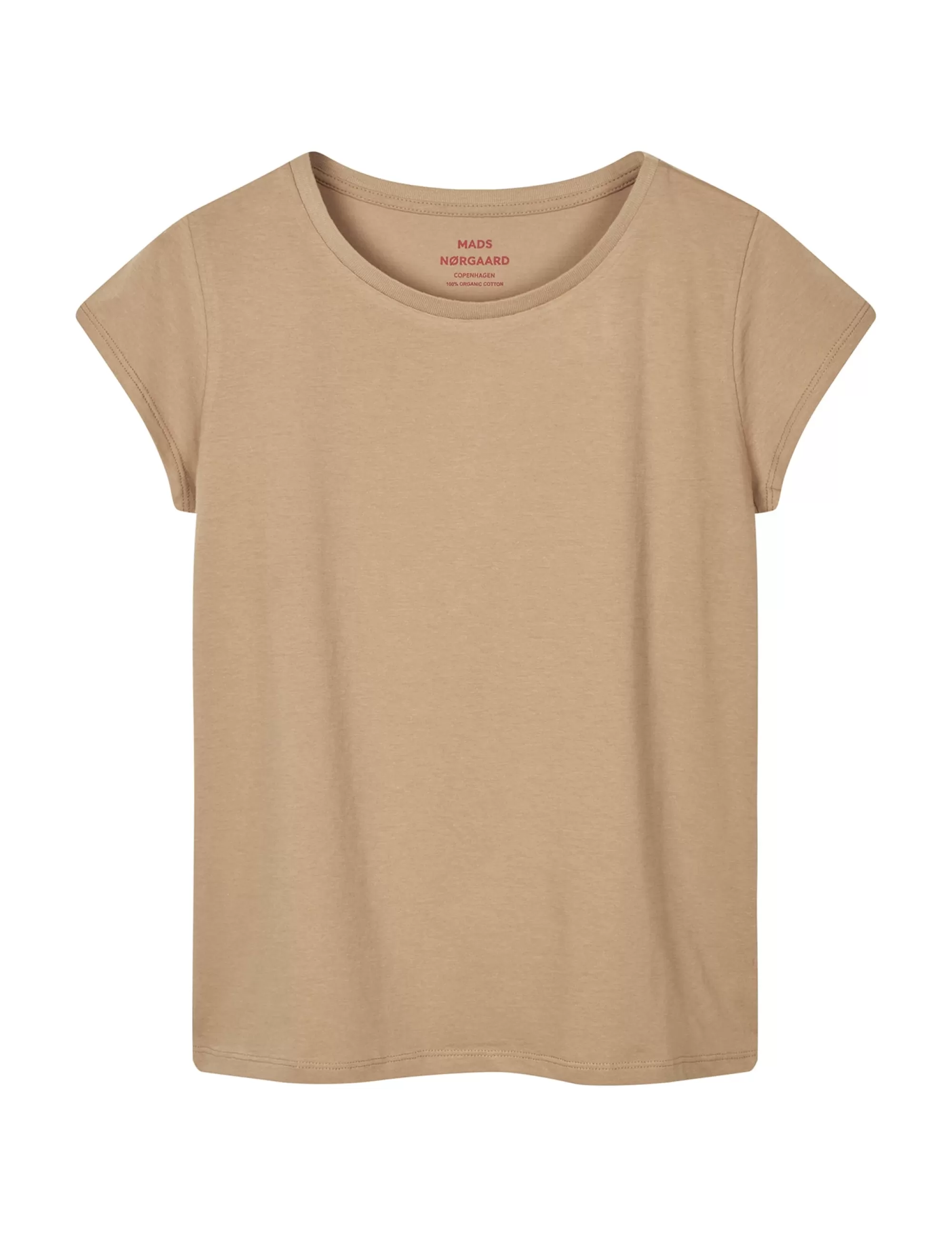 MADS NØRGAARD Organic Jersey Teasy Tee FAV Tiger's Eye Clearance