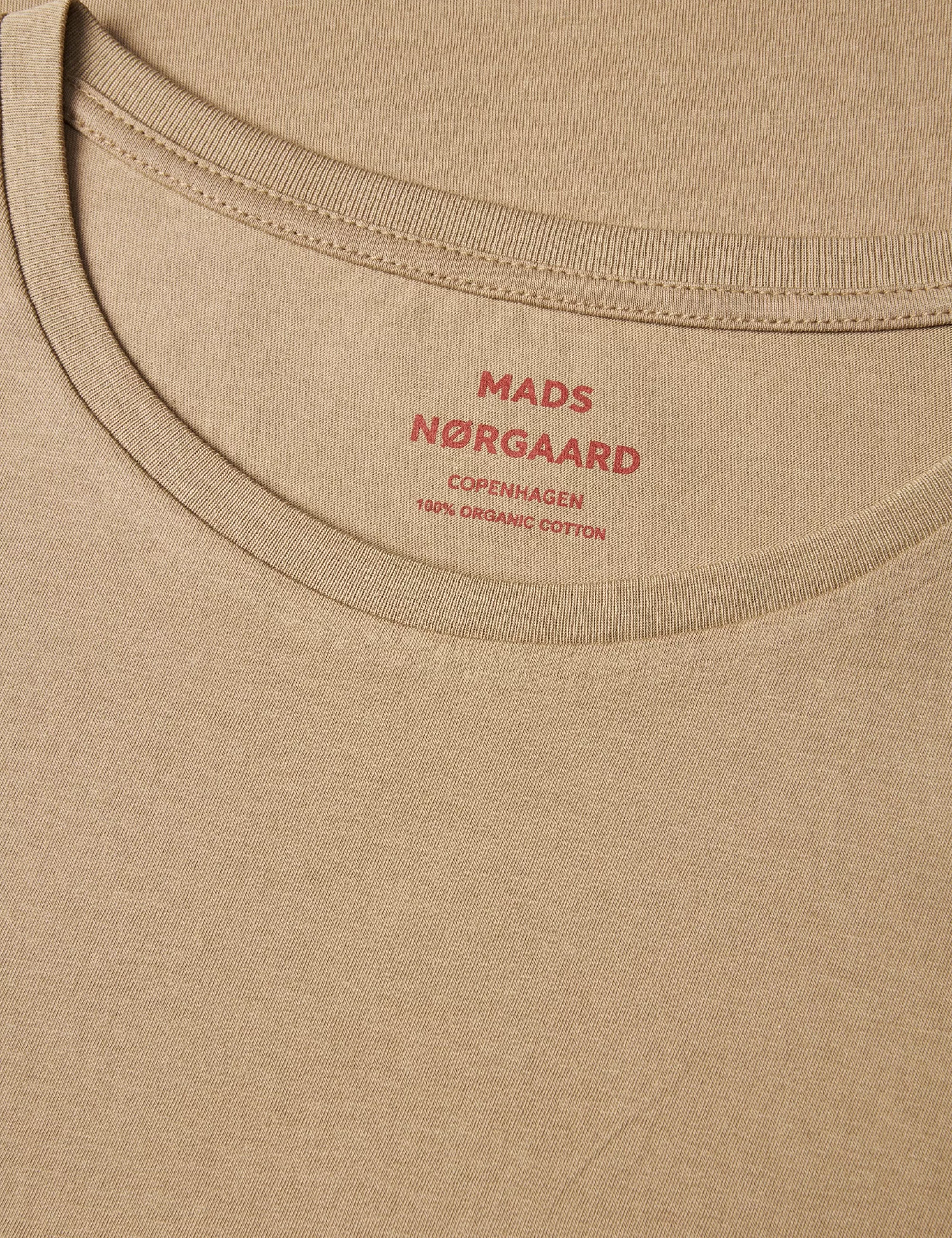 MADS NØRGAARD Organic Jersey Teasy Tee FAV Tiger's Eye Clearance