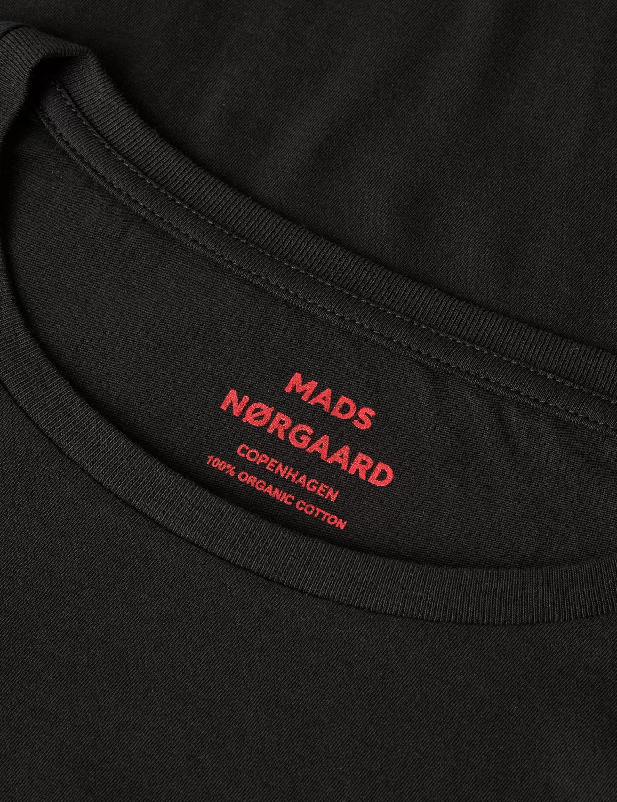 MADS NØRGAARD Organic Jersey Tenna Tee LS FAV Black Fashion