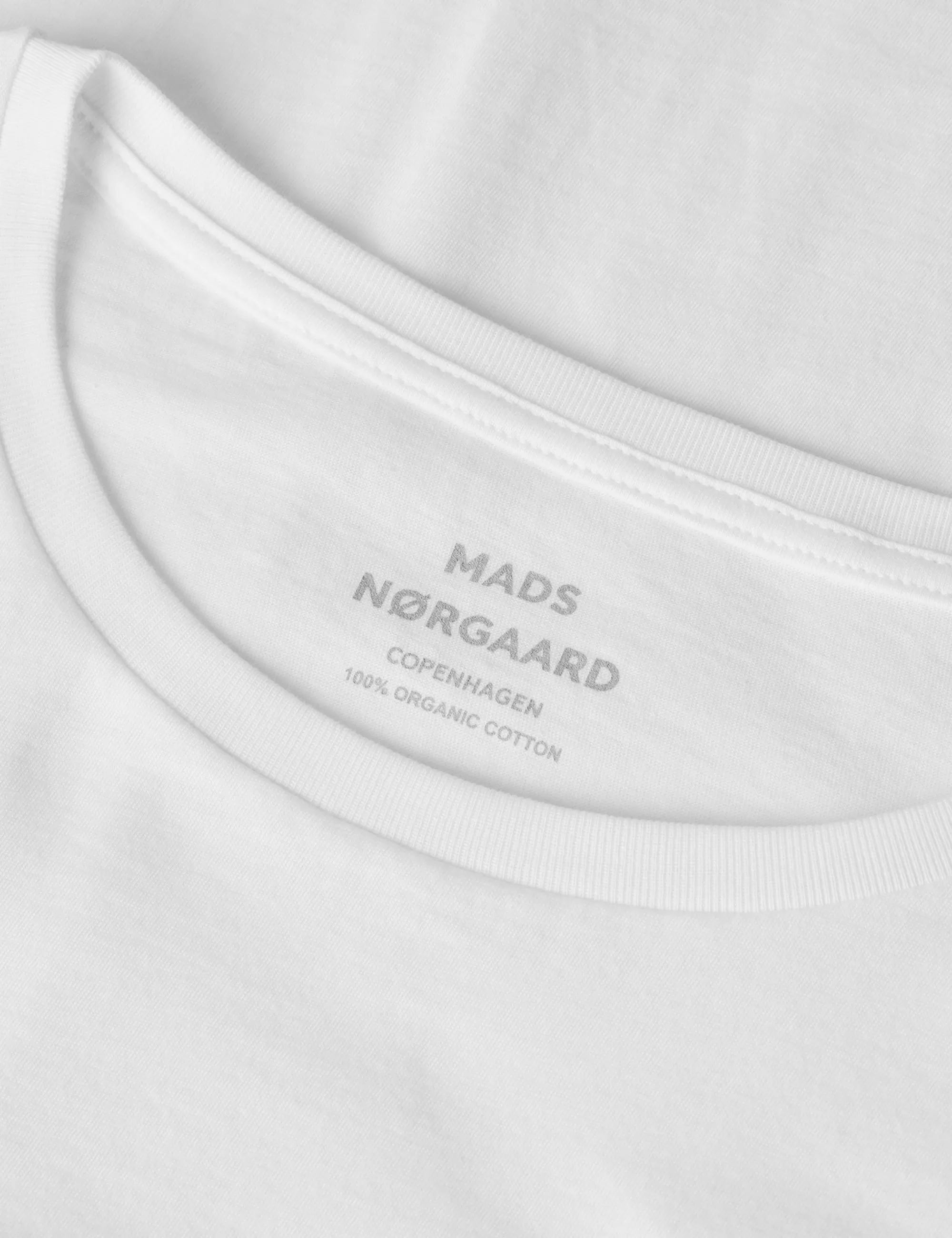 MADS NØRGAARD Organic Jersey Tenna Tee LS FAV White Best Sale