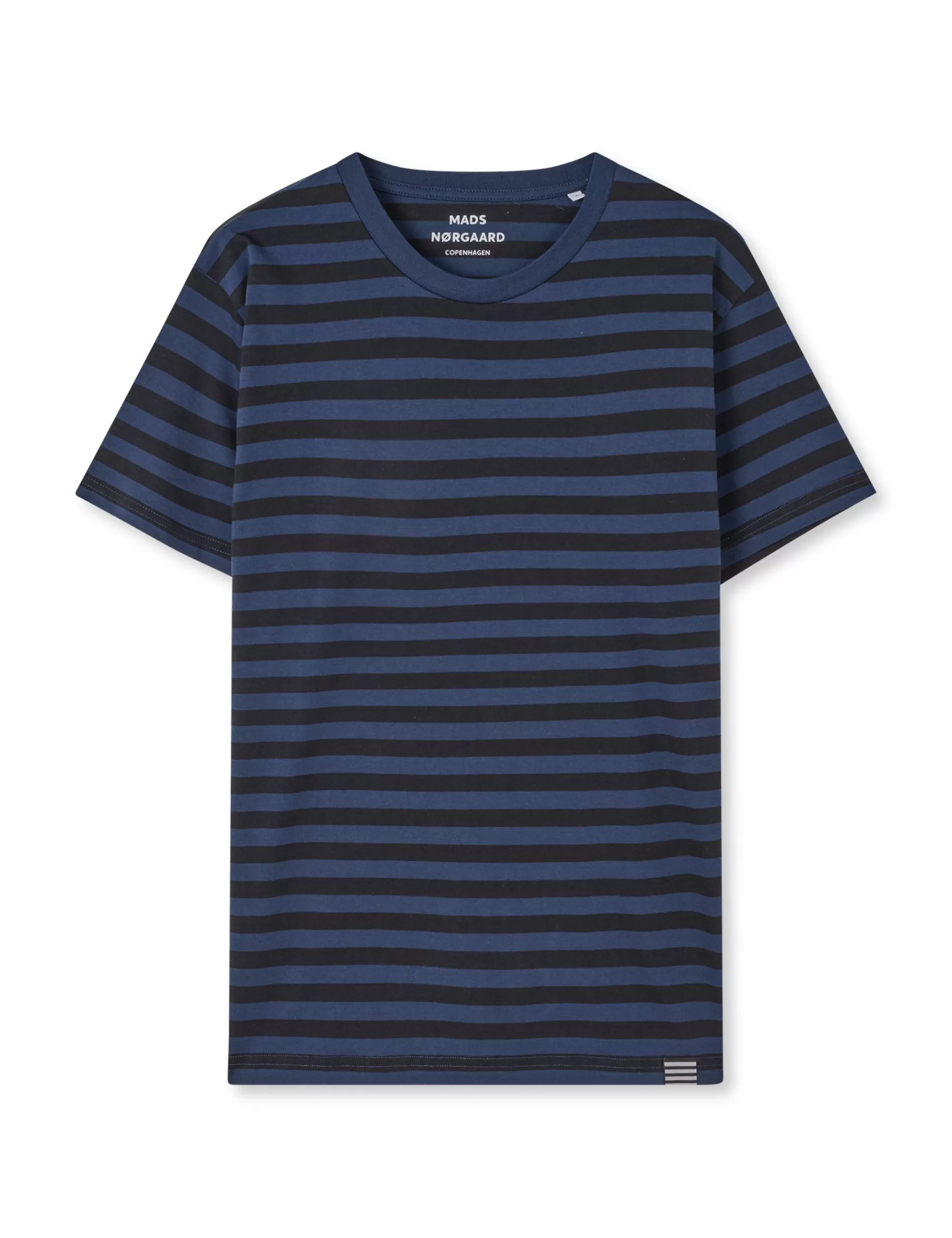 MADS NØRGAARD Organic Midi Thor Tee Navy/Black Cheap