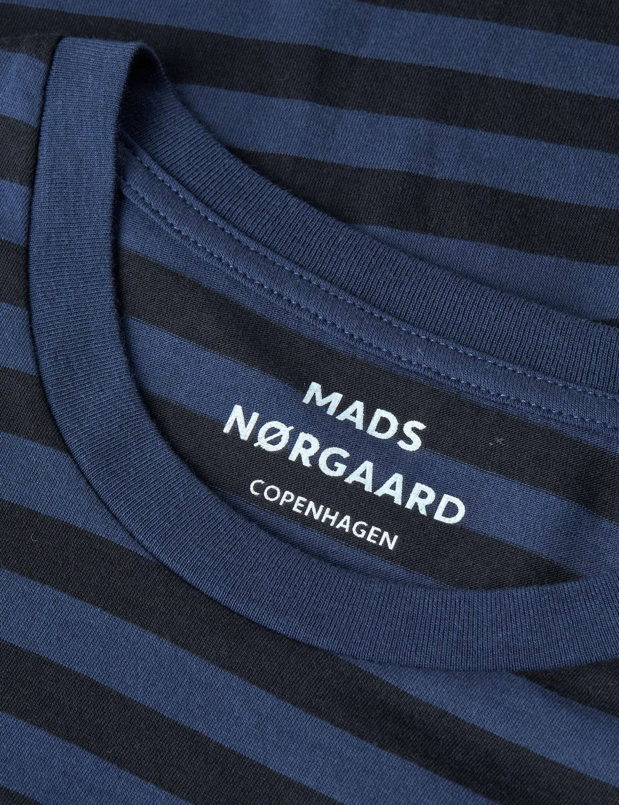 MADS NØRGAARD Organic Midi Thor Tee Navy/Black Cheap