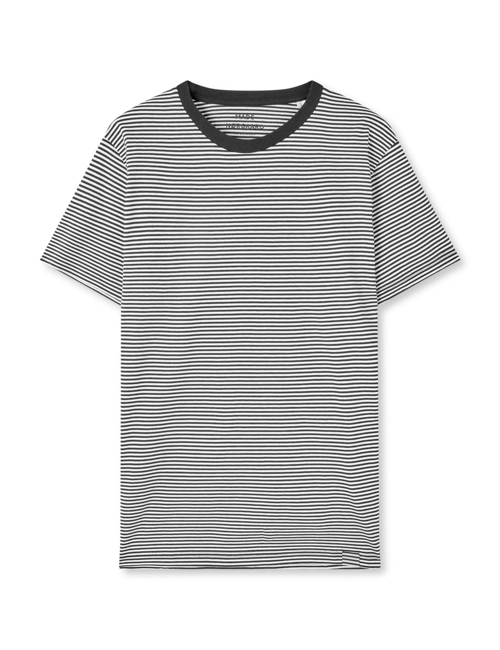 MADS NØRGAARD Organic Mini Thor Tee Black/White Discount