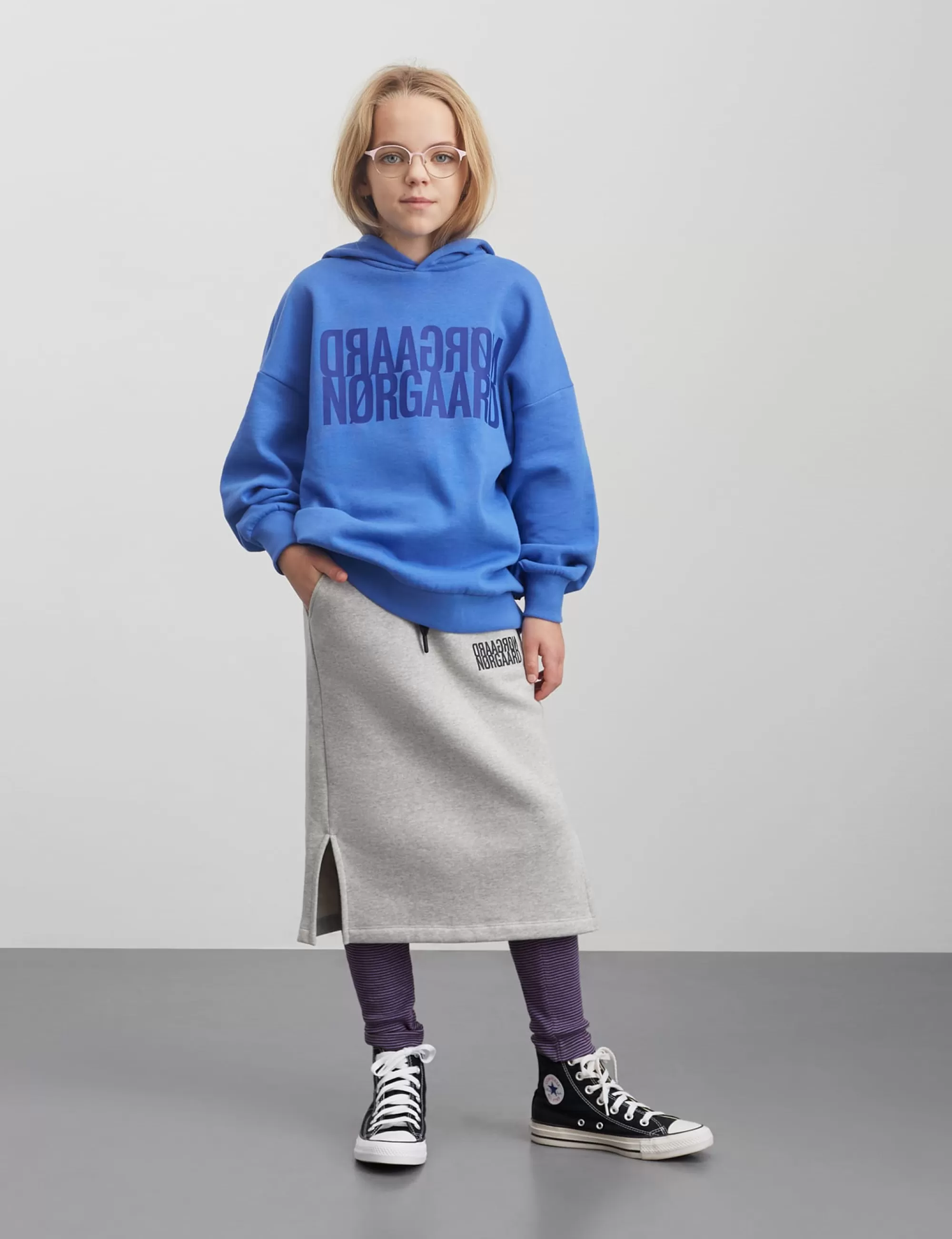 MADS NØRGAARD Organic Sweat Heidi Sweatshirt Amparo Blue Shop