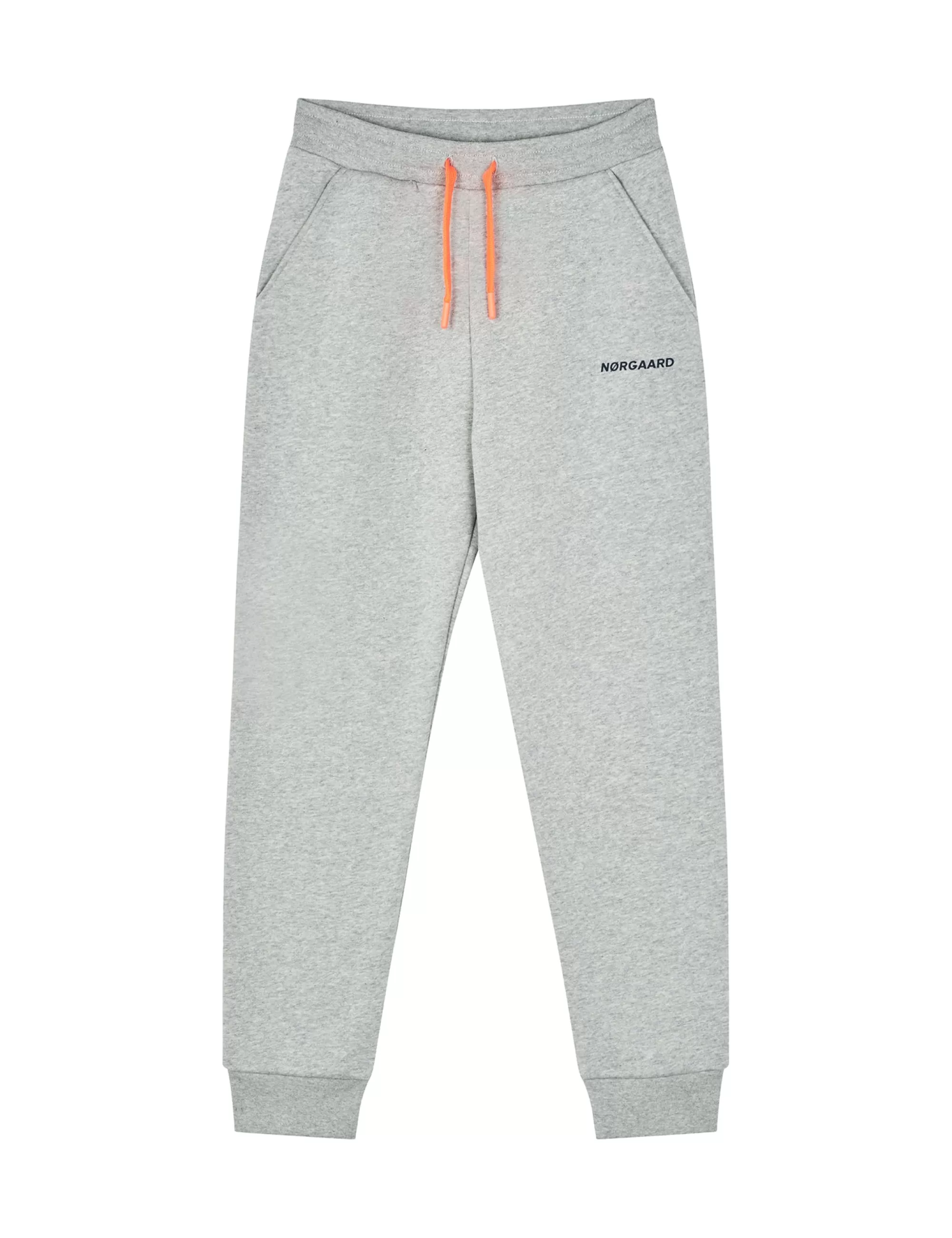 MADS NØRGAARD Organic Sweat Poro Pants Light Grey Melange Online