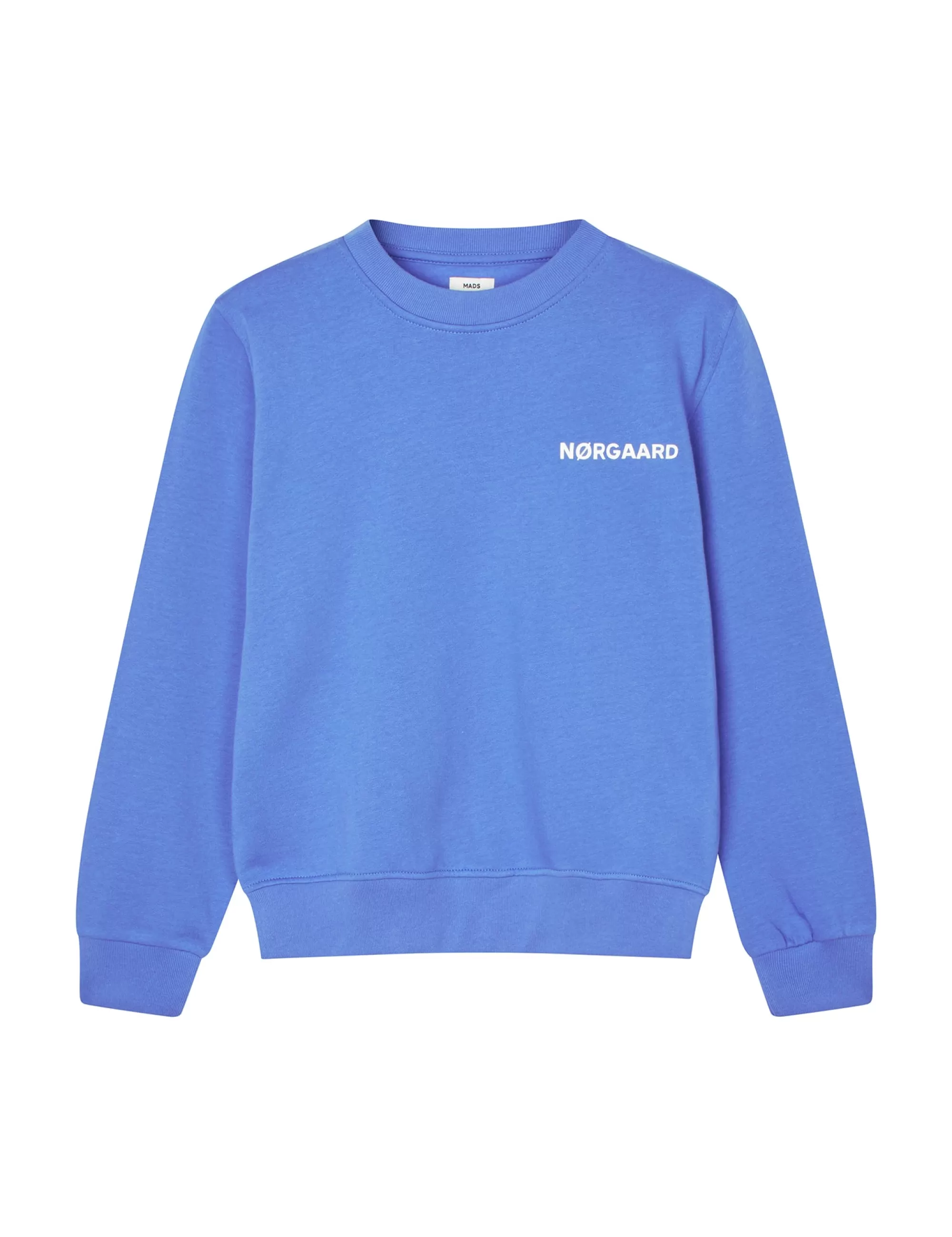 MADS NØRGAARD Organic Sweat Solo Sweatshirt Amparo Blue Sale