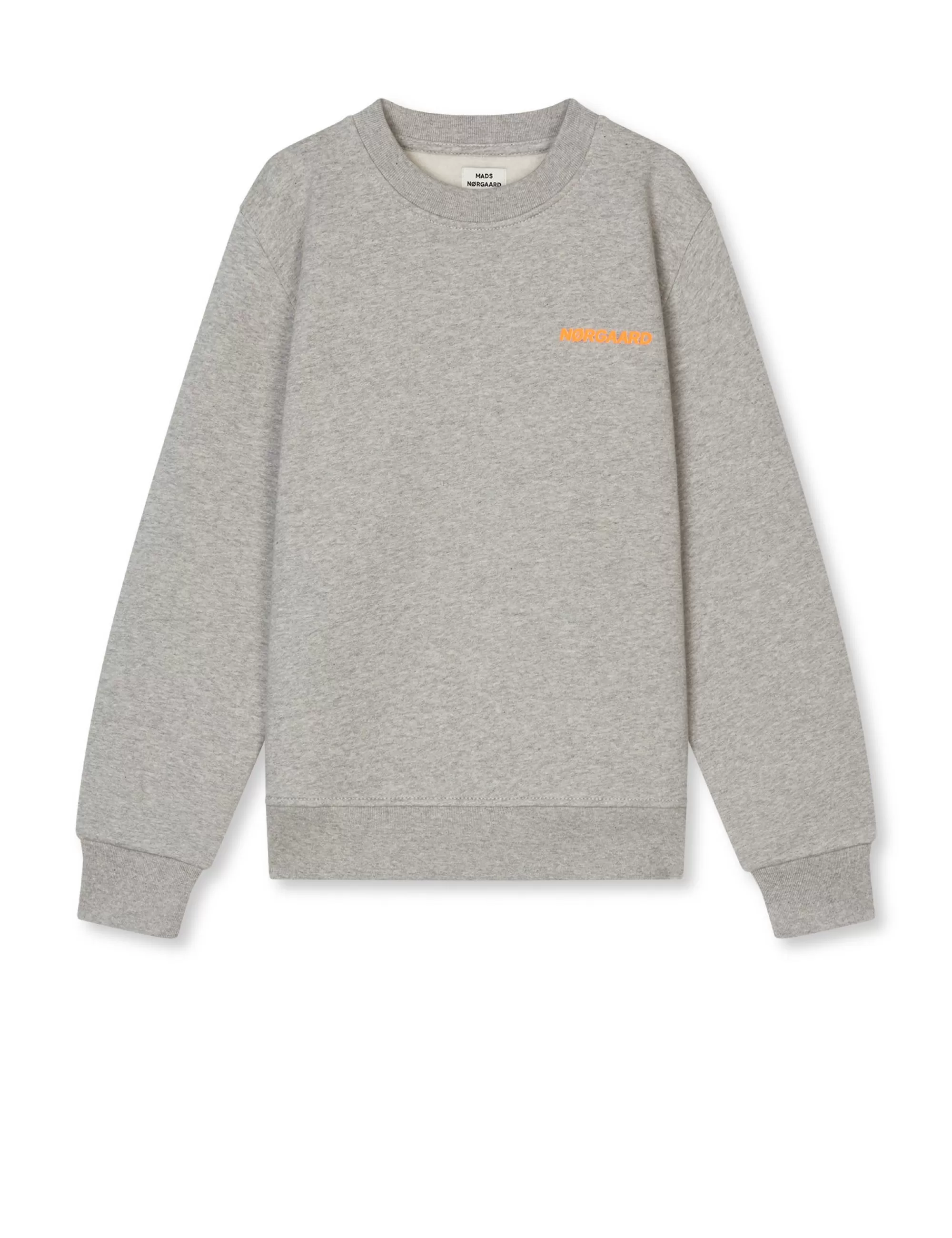 MADS NØRGAARD Organic Sweat Solo Sweatshirt Grey Melange Store