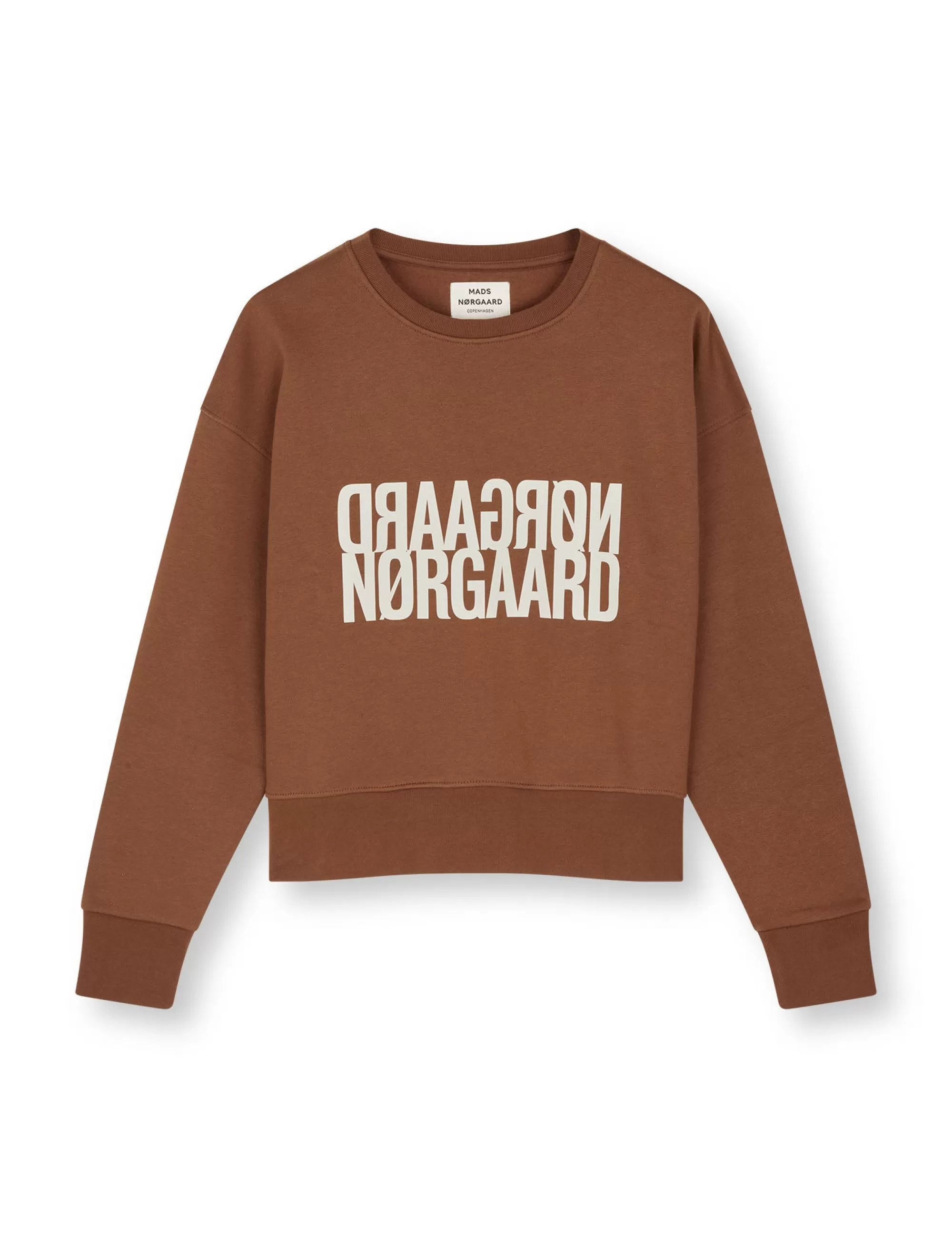 MADS NØRGAARD Organic Sweat Tilvina Sweatshirt Cambridge Brown Fashion