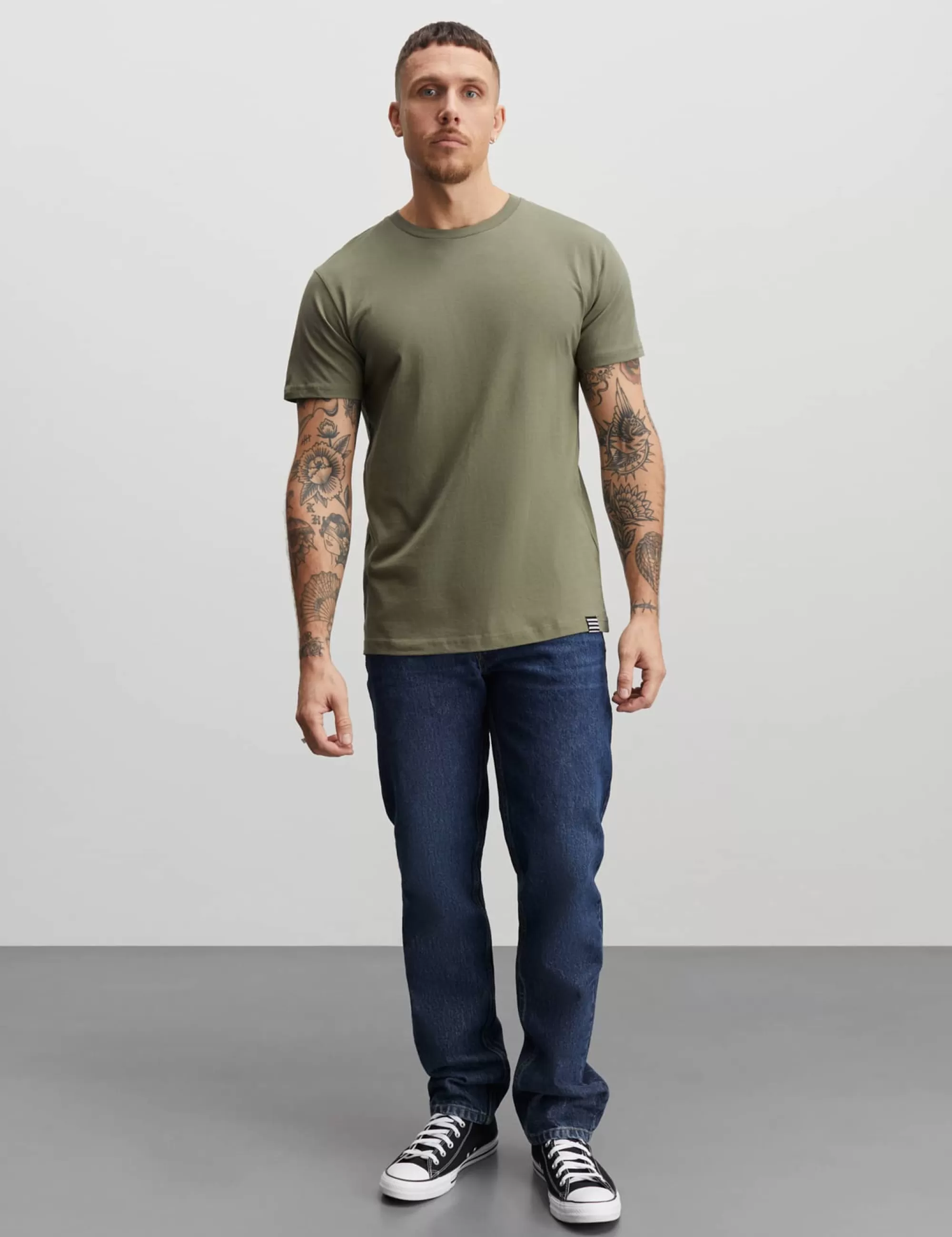 MADS NØRGAARD Organic Thor Tee Army Discount