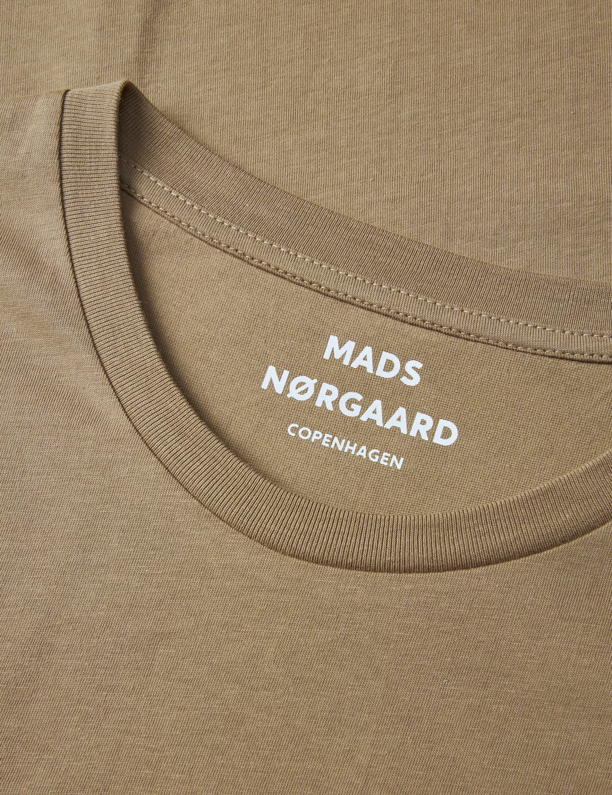 MADS NØRGAARD Organic Thor Tee Lead Gray Fashion