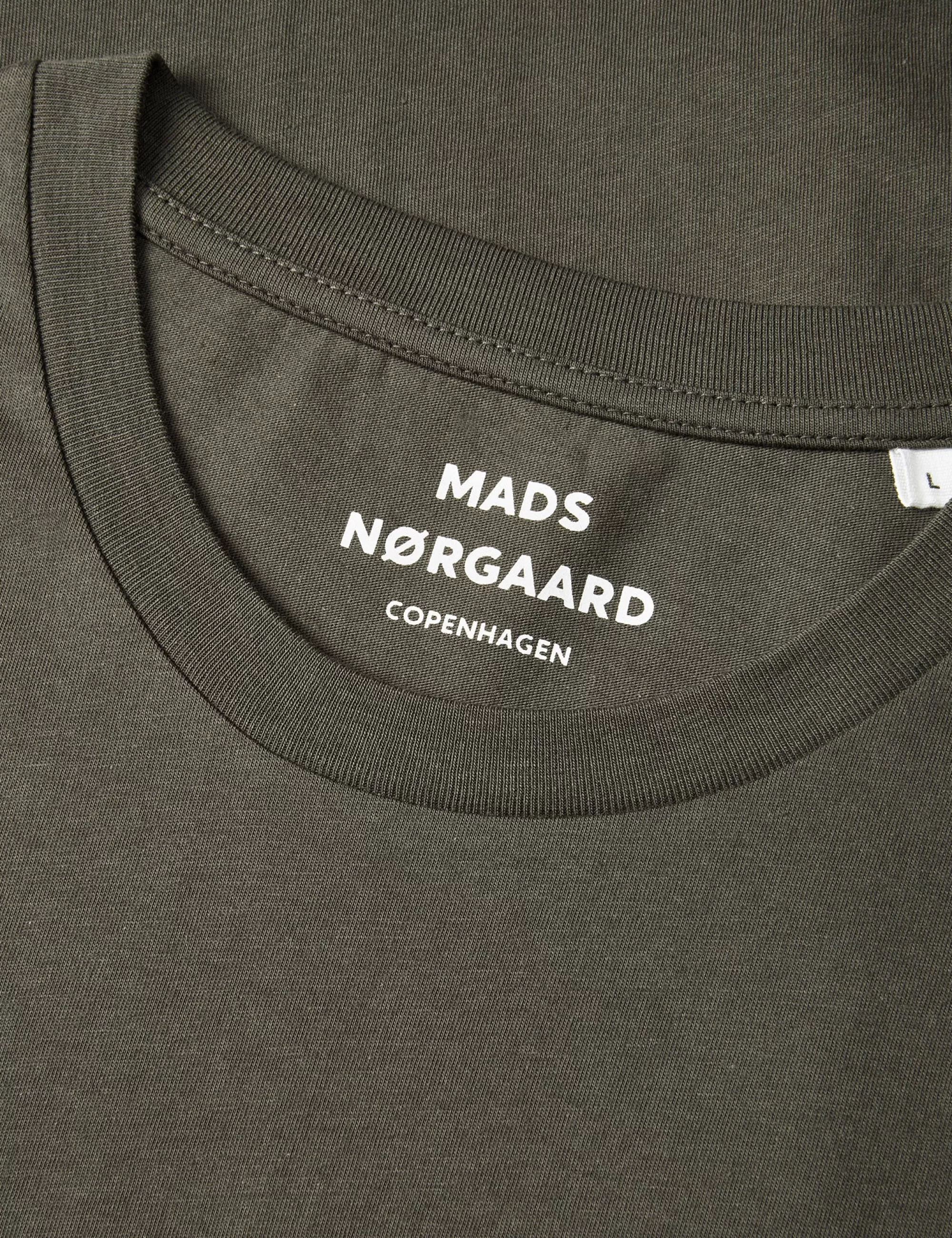 MADS NØRGAARD Organic Thor Tee Beluga Fashion