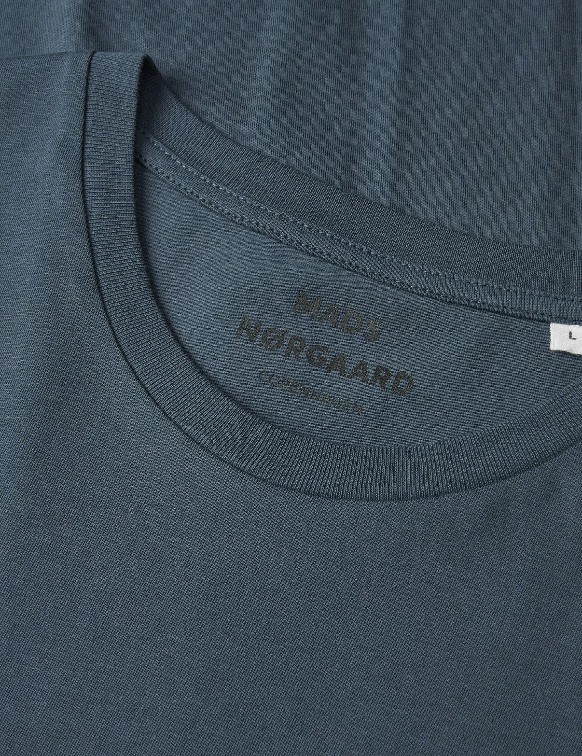 MADS NØRGAARD Organic Thor Tee Midnight Navy Sale