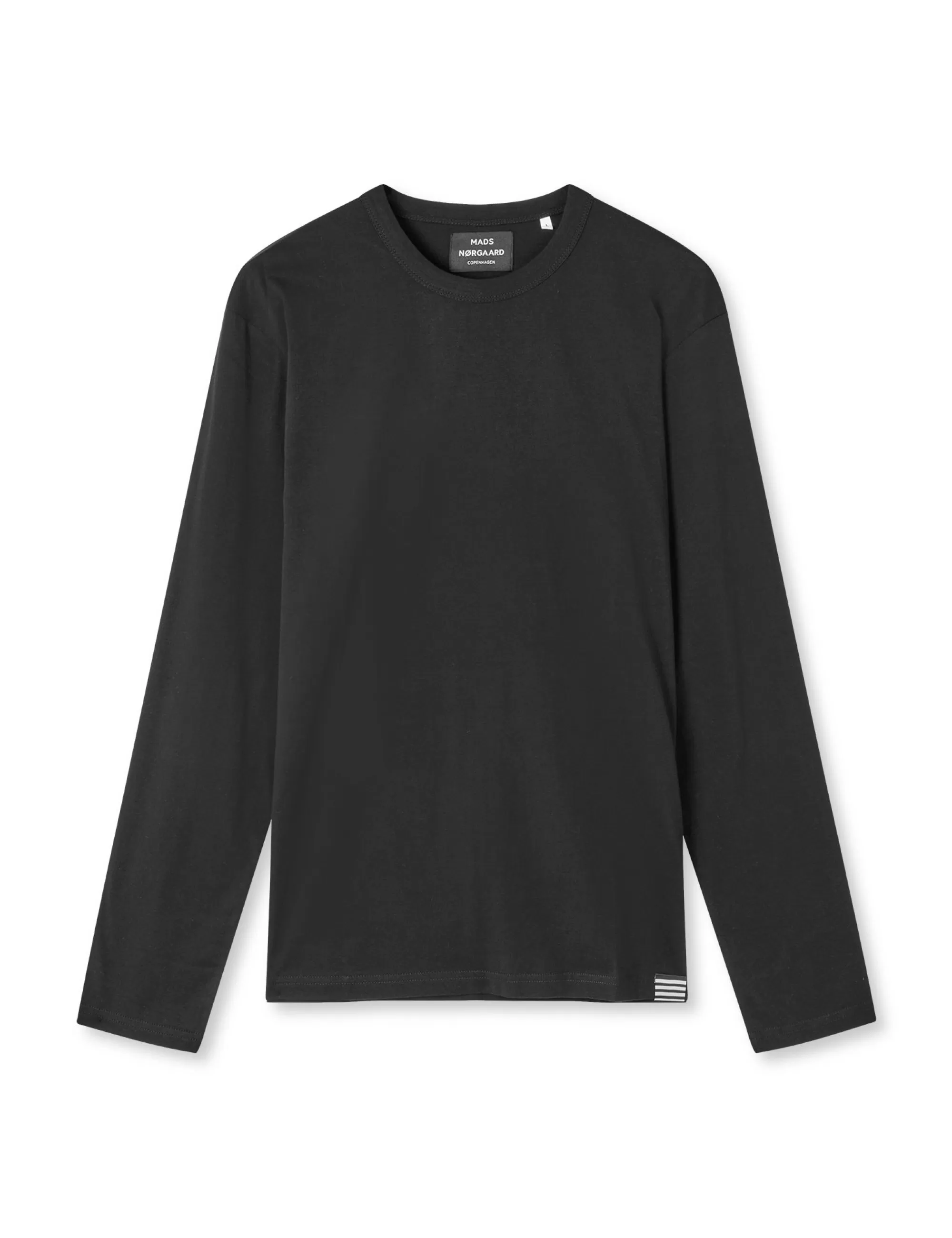 MADS NØRGAARD Organic Thor Tee LS Black Cheap