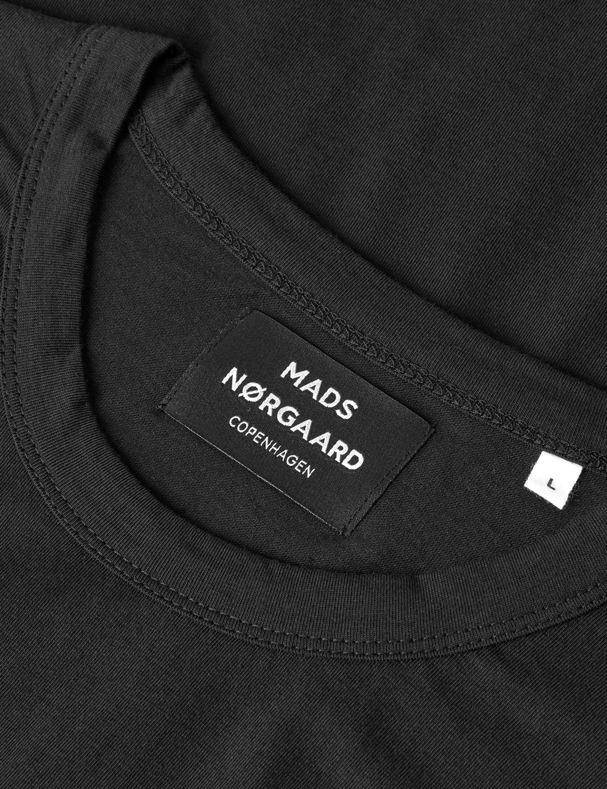 MADS NØRGAARD Organic Thor Tee LS Black Cheap