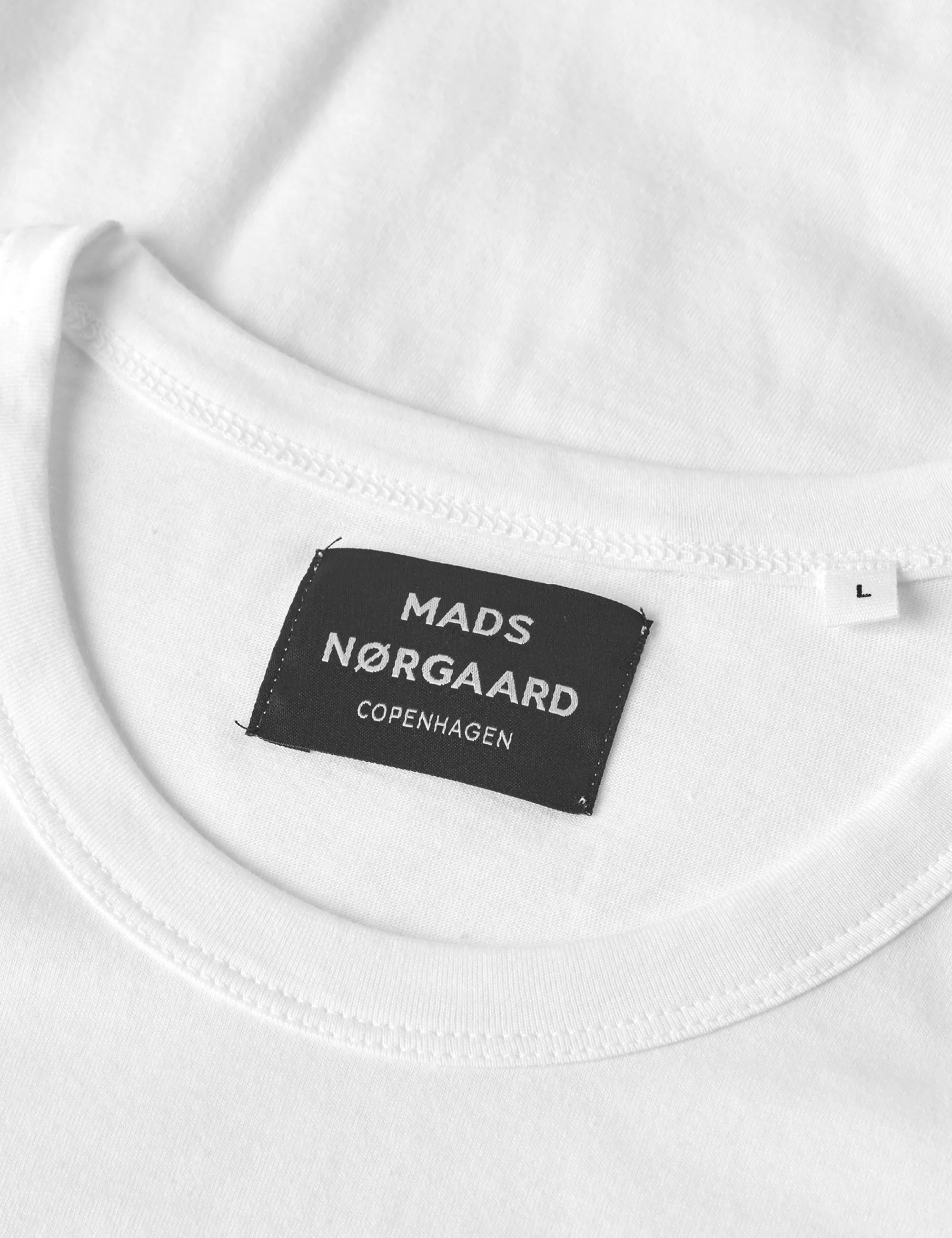 MADS NØRGAARD Organic Thor Tee LS White Cheap