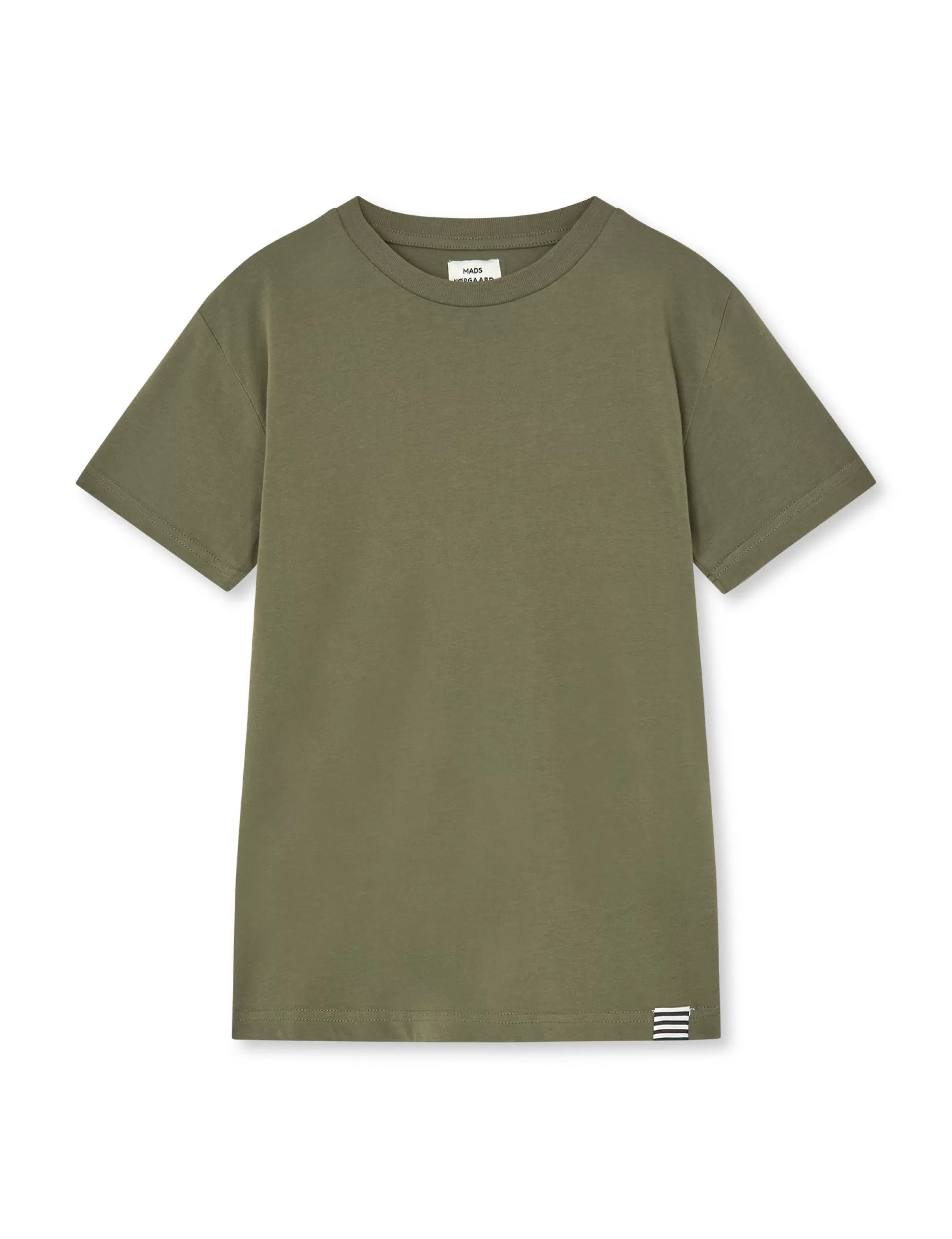 MADS NØRGAARD Organic Thorlino Tee FAV Army Clearance