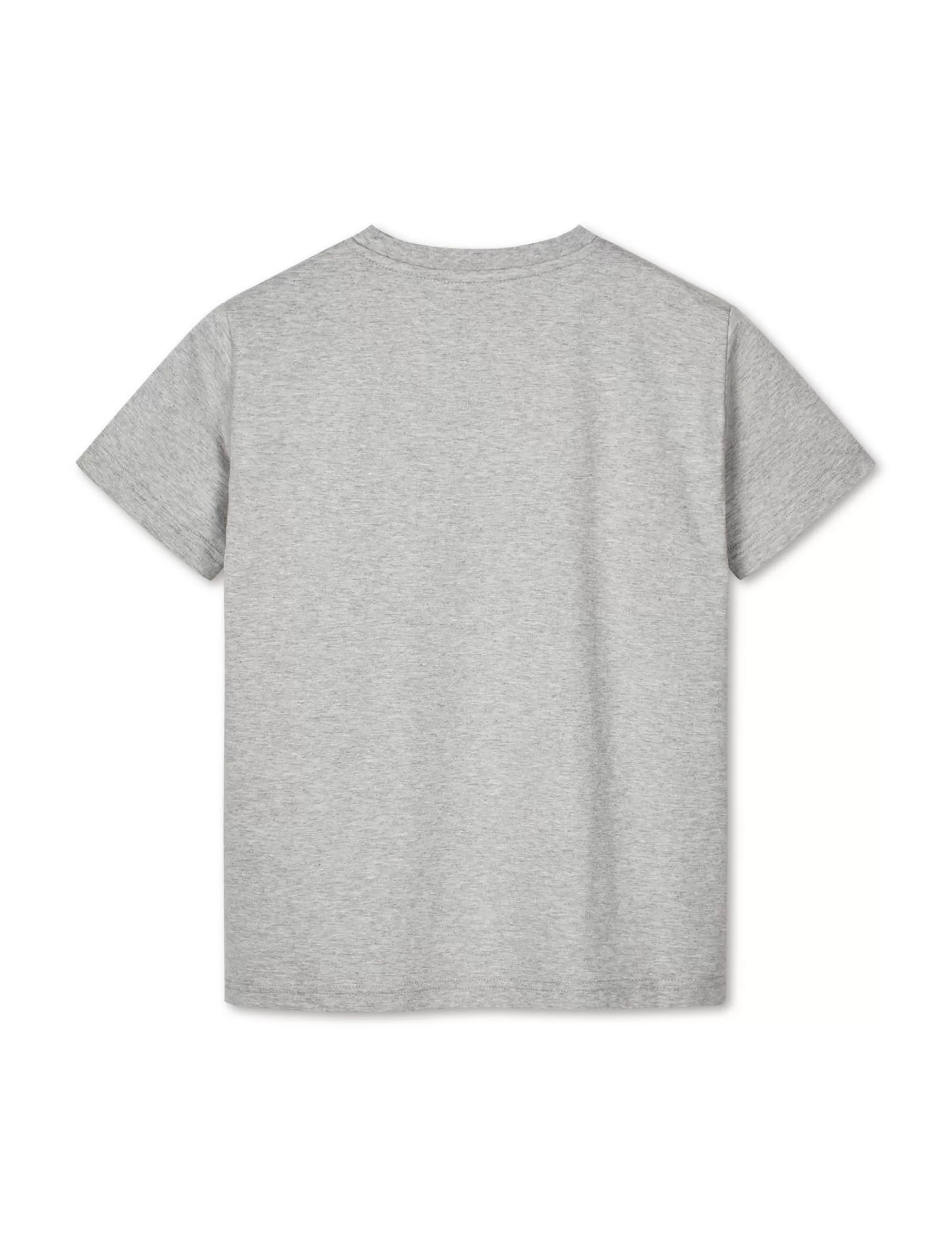 MADS NØRGAARD Printed Tee Thorlino Tee Light Grey Melange Discount