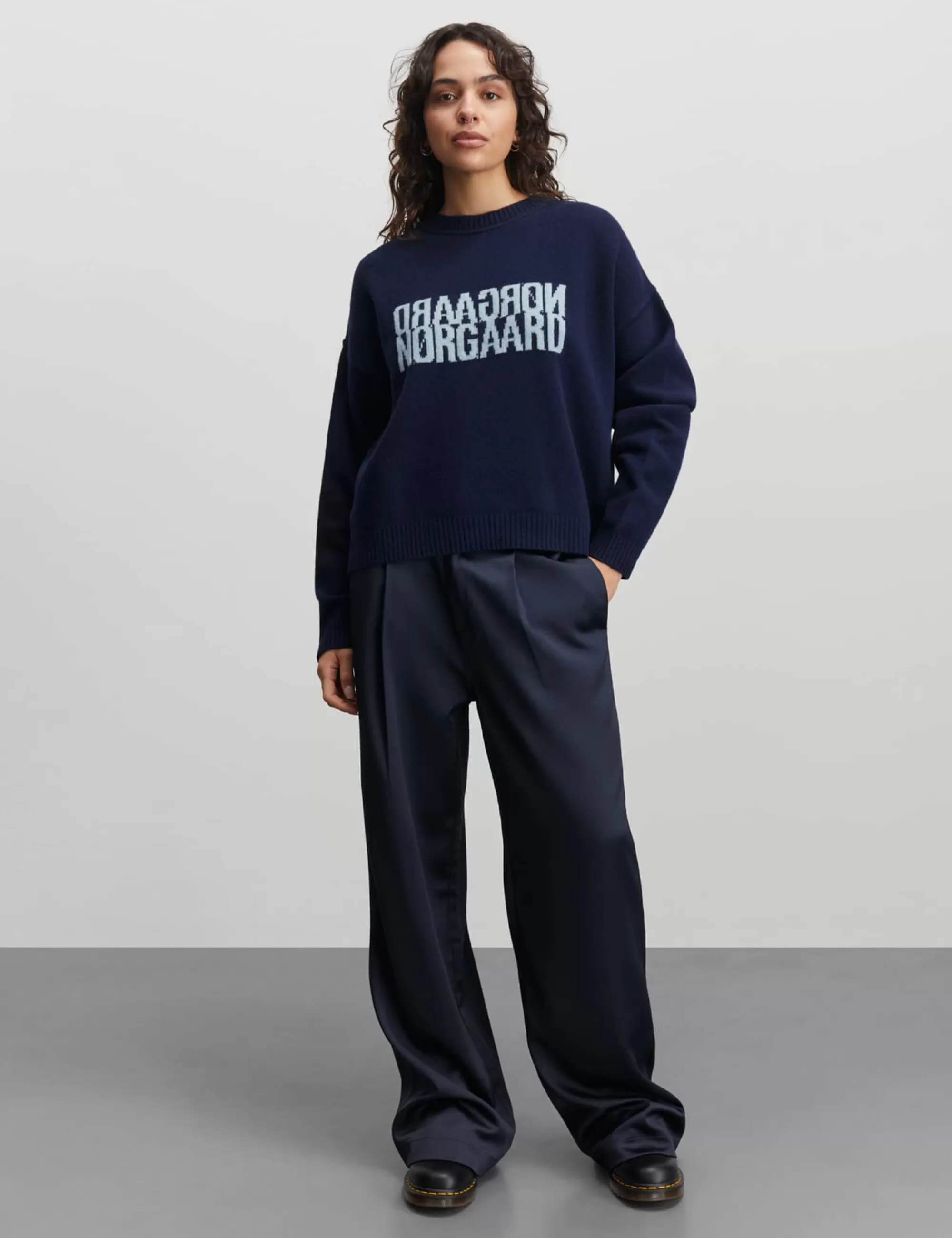 MADS NØRGAARD Recy Soft Knit Tilona Sweater Parisian Night Store