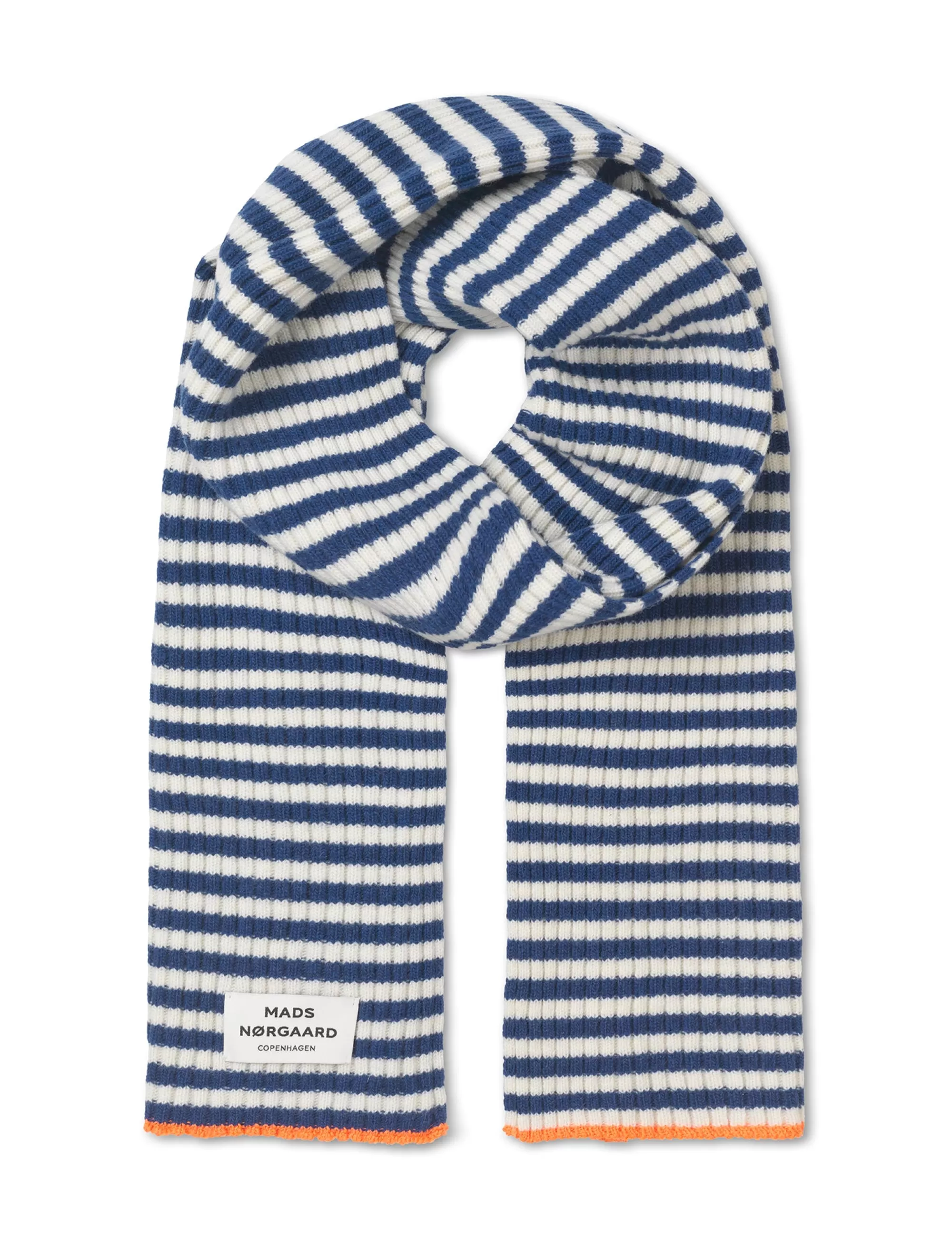 MADS NØRGAARD Recycled Iceland Grafenau Scarf Surf The Web/Winter White Sale