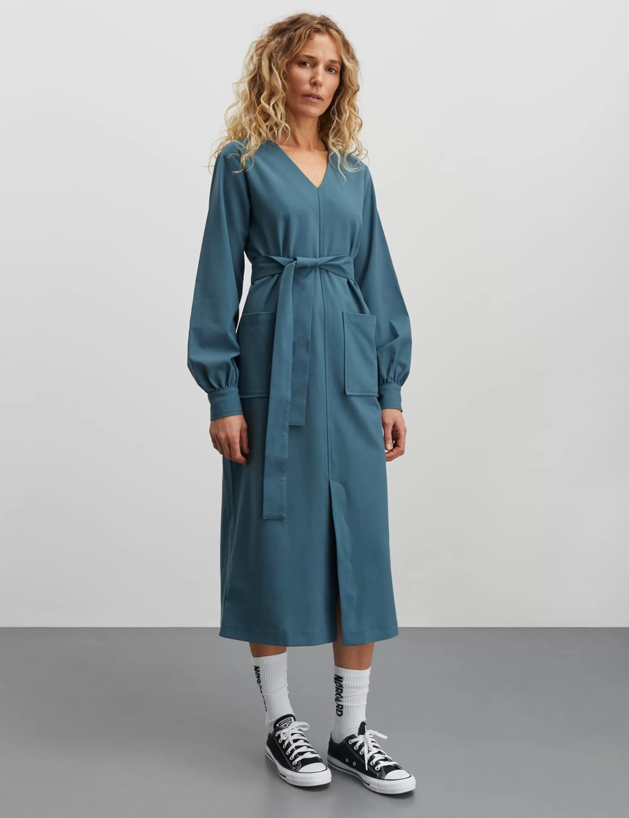 MADS NØRGAARD Recycled Sportina Gweneth Dress Orion Blue Clearance