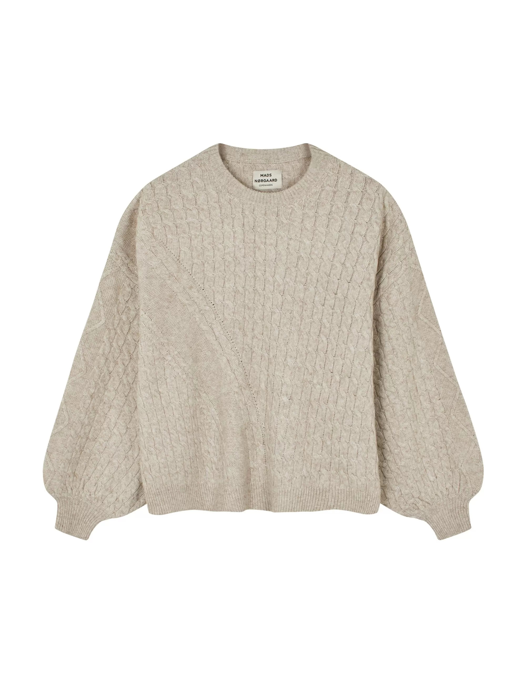 MADS NØRGAARD Recycled Wool Mix Rokko Sweater Incense Outlet