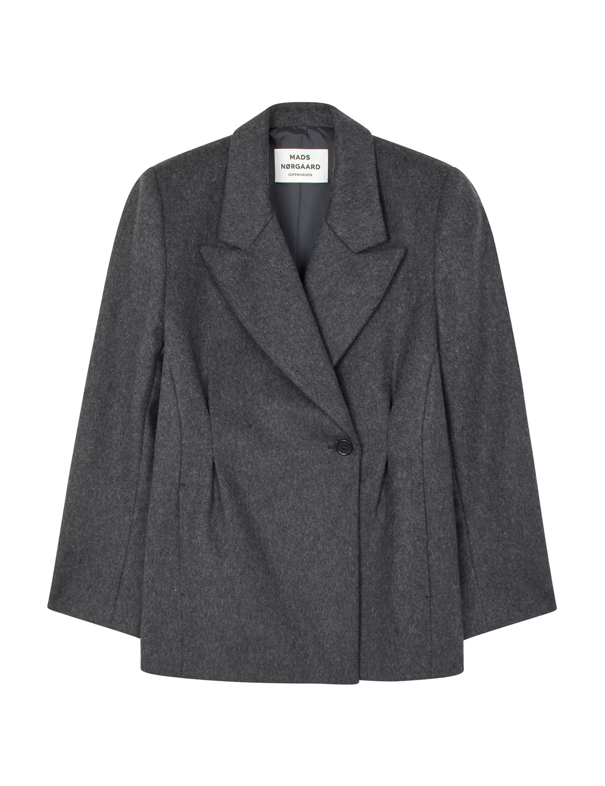 MADS NØRGAARD Rolando Bena Blazer Dark Grey Melange Discount