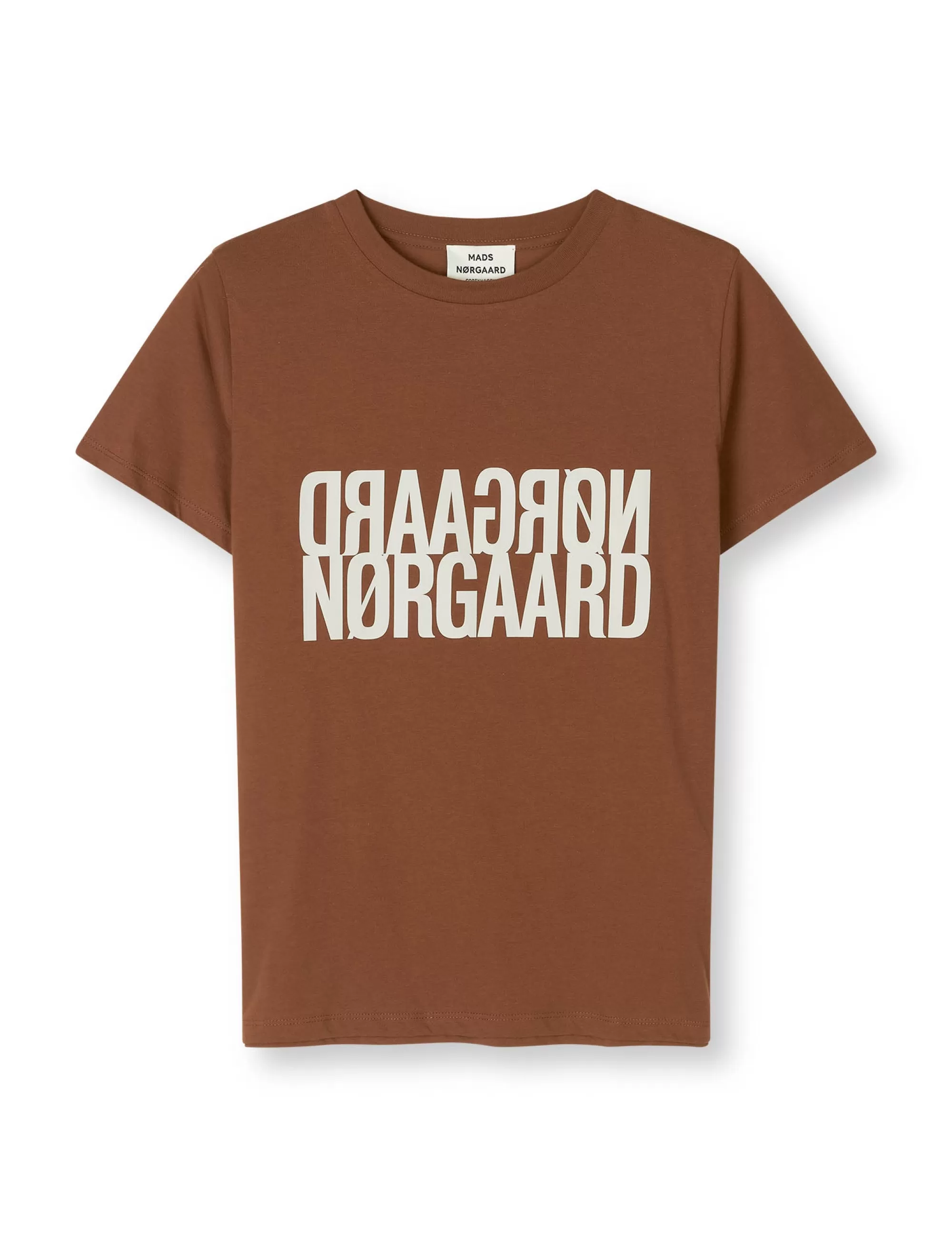 MADS NØRGAARD Single Organic Trenda P Tee Cambridge Brown Best